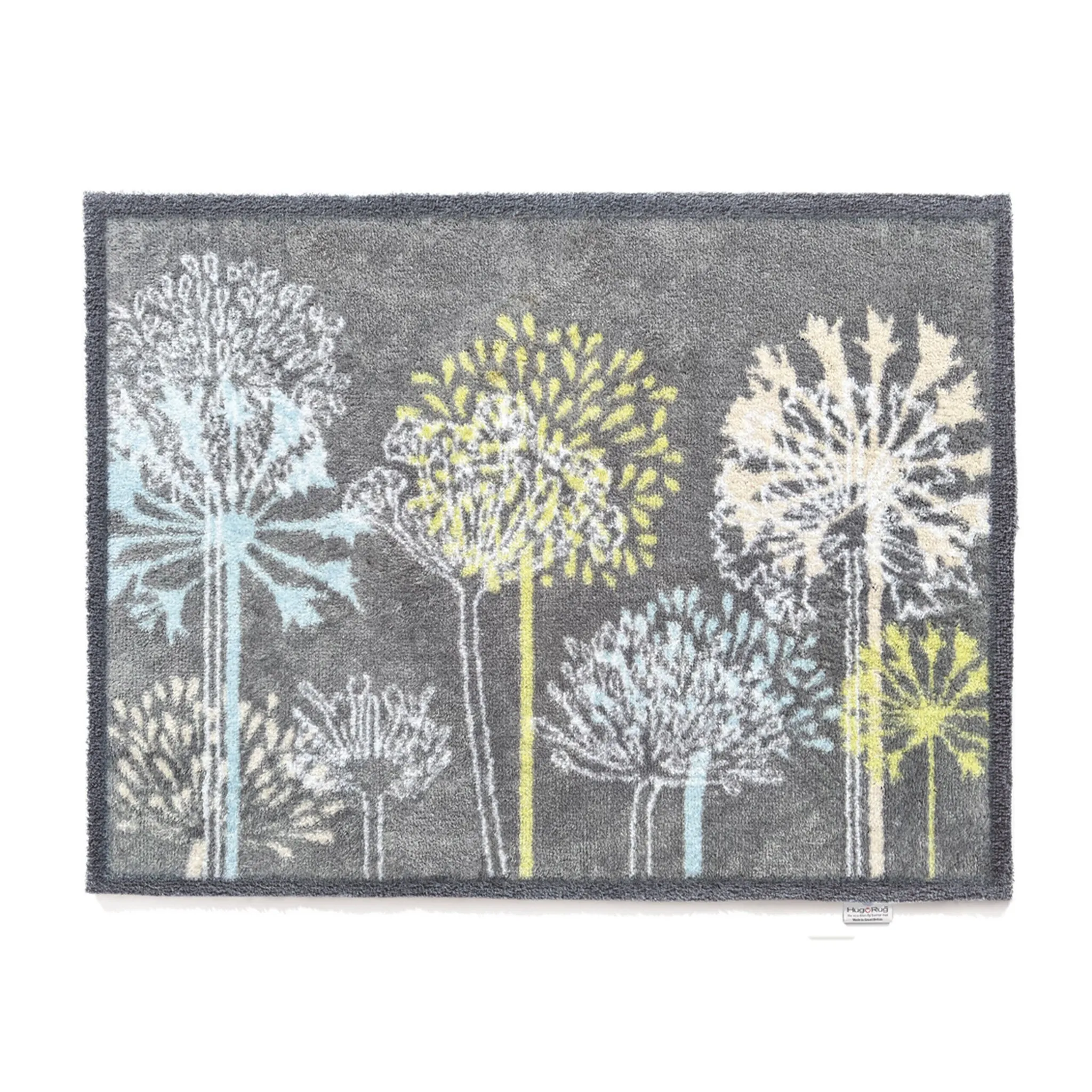 Nature 17 Dandelions Doormat - Grey alternate view