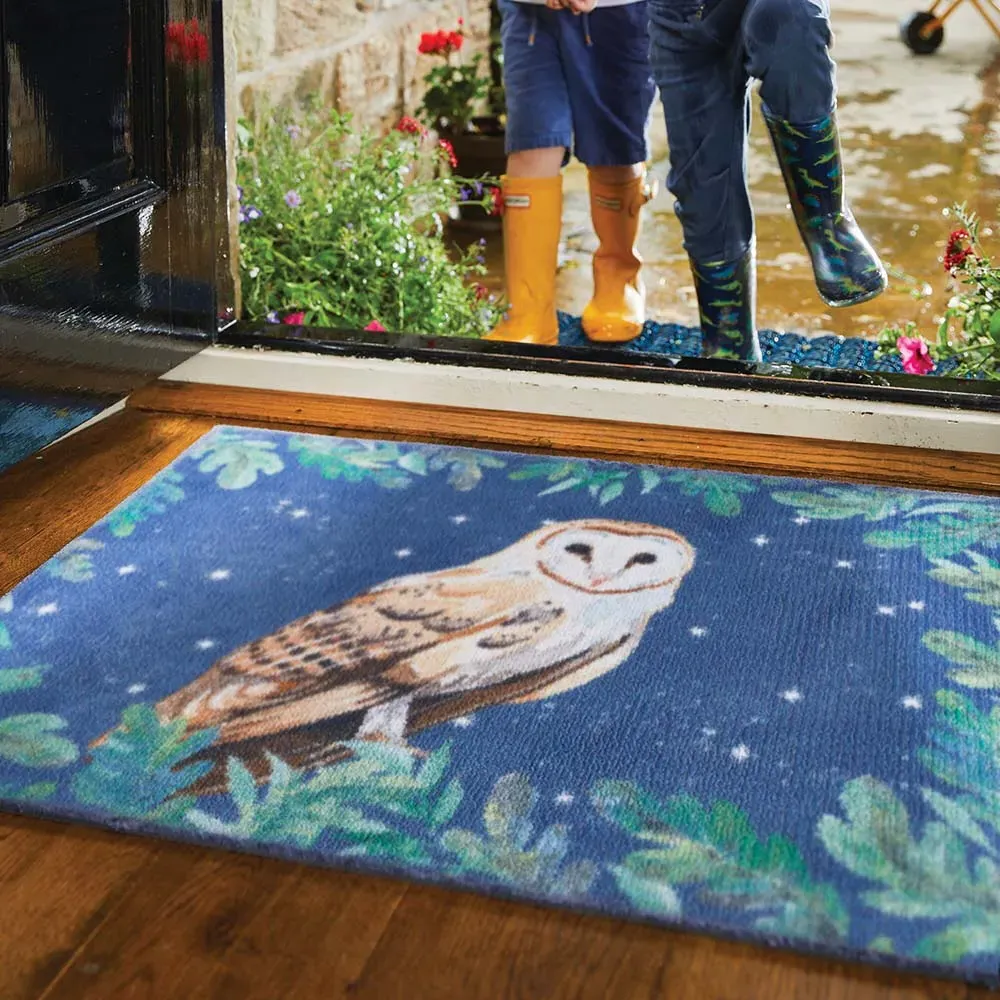 Owl 1 Charity Doormat - Navy product