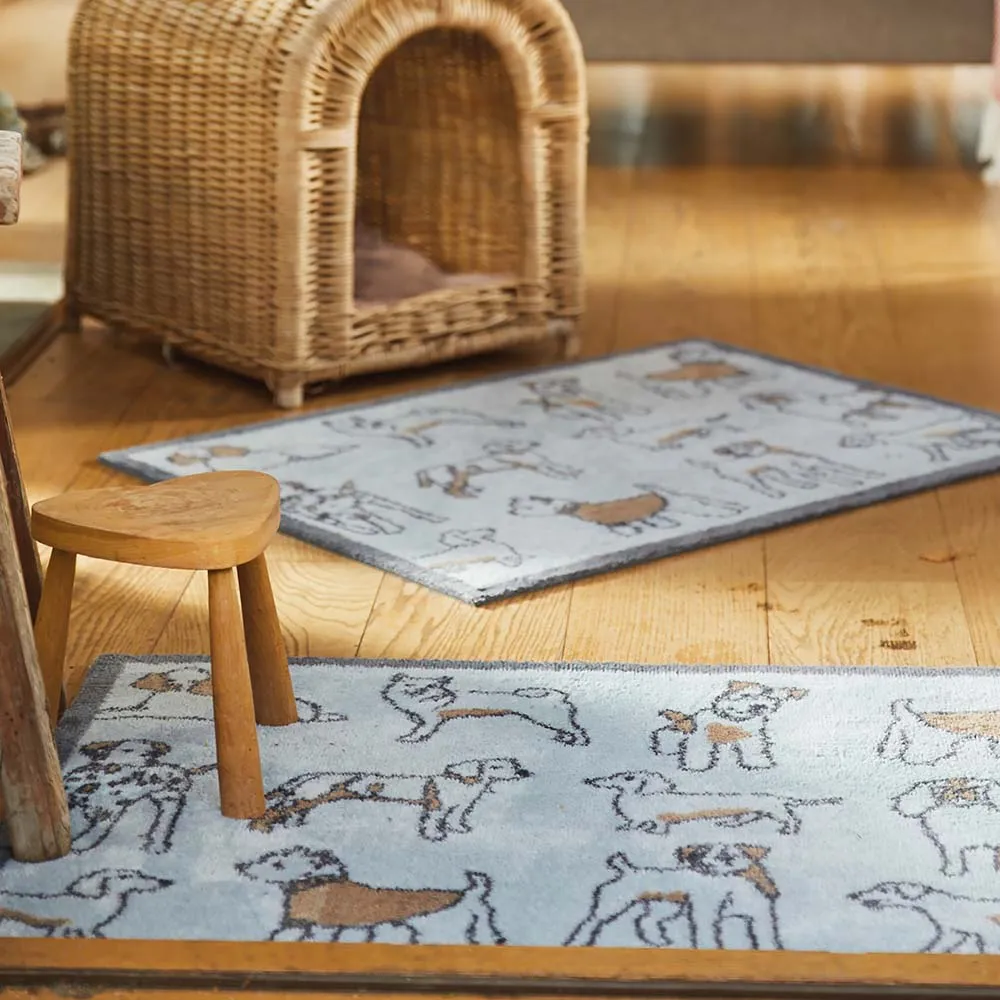 Pet 75 Dogs Washable Doormat - Blue product