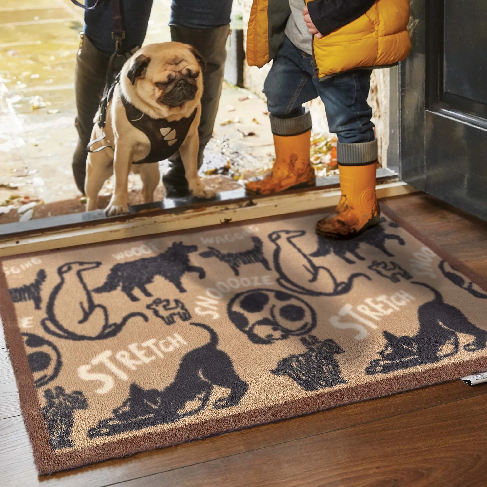 Pet 95 Washable Doormat - Beige, Recycled Material product