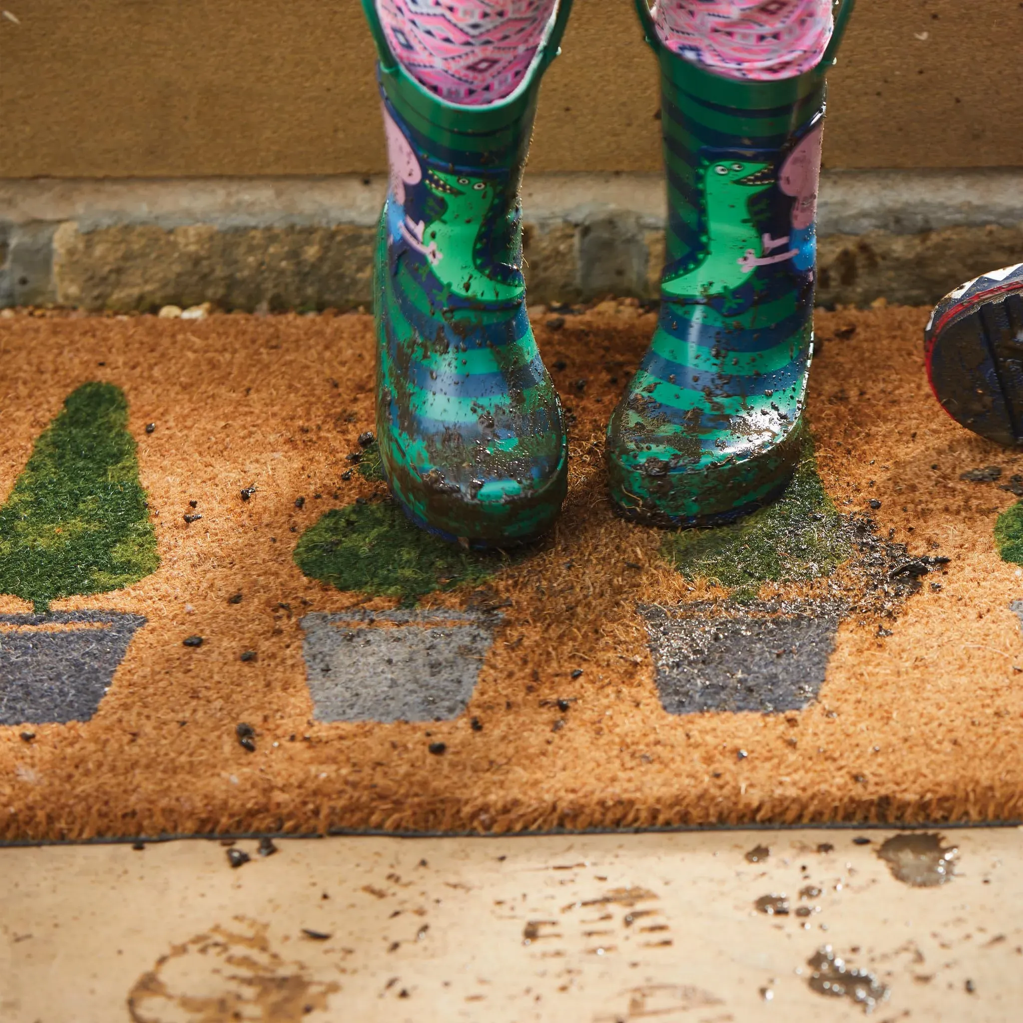 Printed Coir Topiary Doormat product