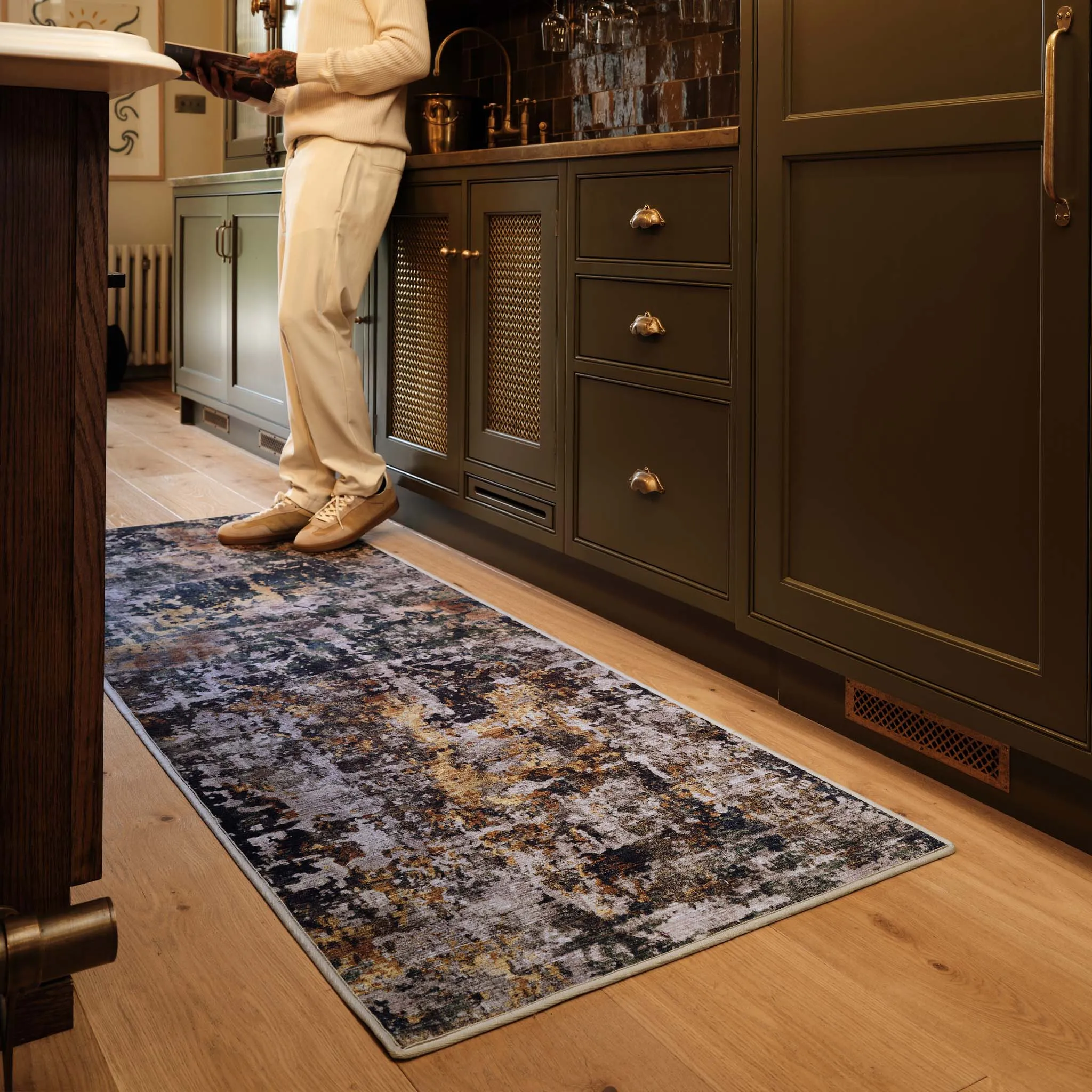 Rafe Texture Eco-Washable Runner - Recycled Polyester product