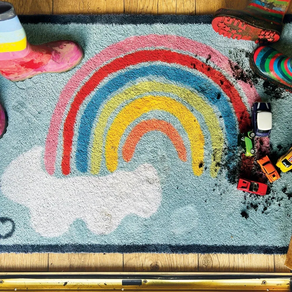 Rainbow 2 Charity Doormat - Sky-Blue product