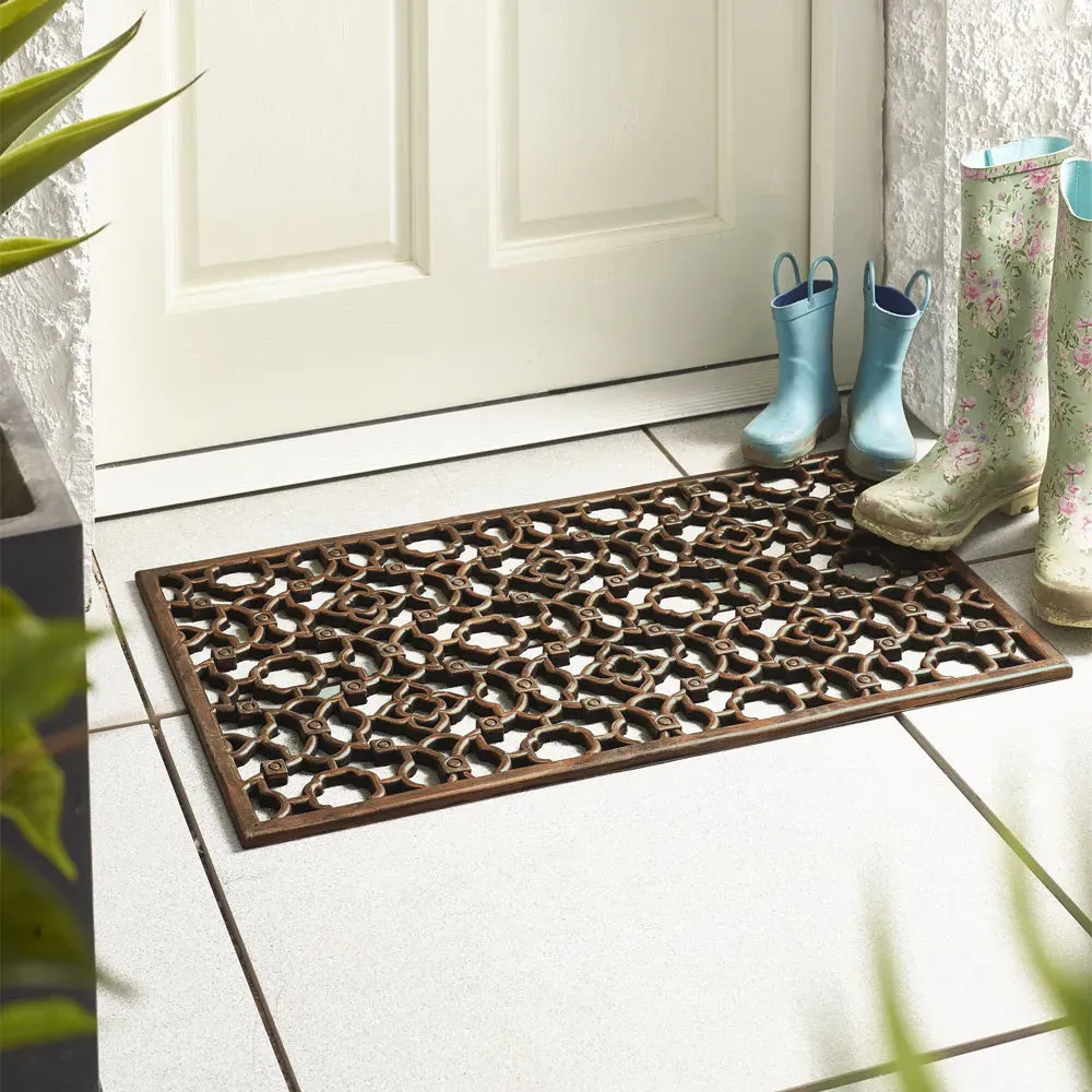 Rubber Scraper Cast Iron Effect Doormat product