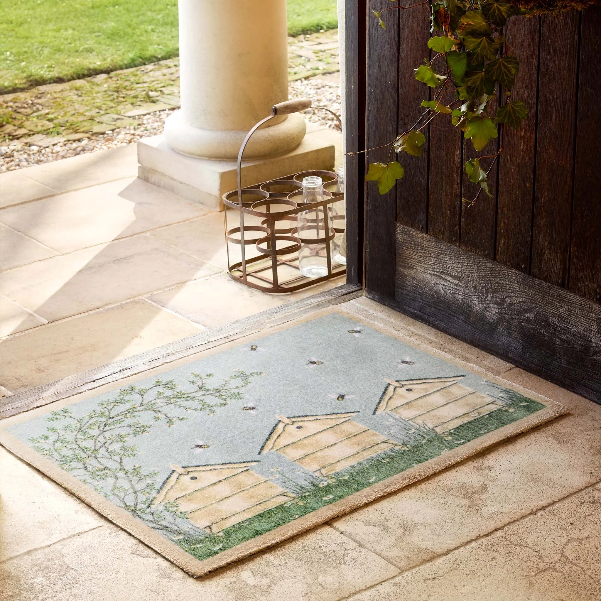 Hug Rug Aura Beehive Washable Doormat - Recycled Nylon product