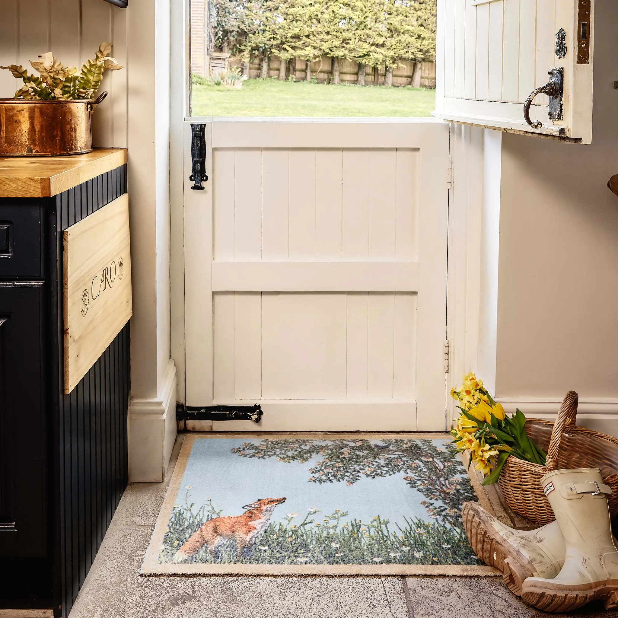 Hug Rug Aura Fox & Blackbird Washable Doormat product