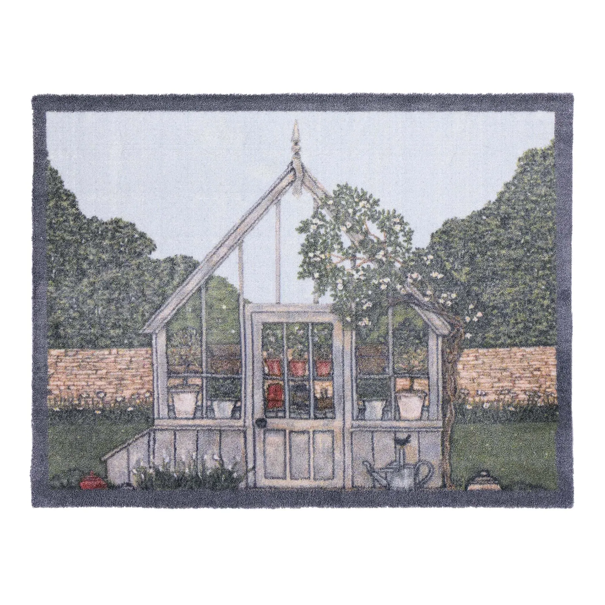 Hug Rug Aura Washable Doormat - Green, Recycled Nylon alternate view