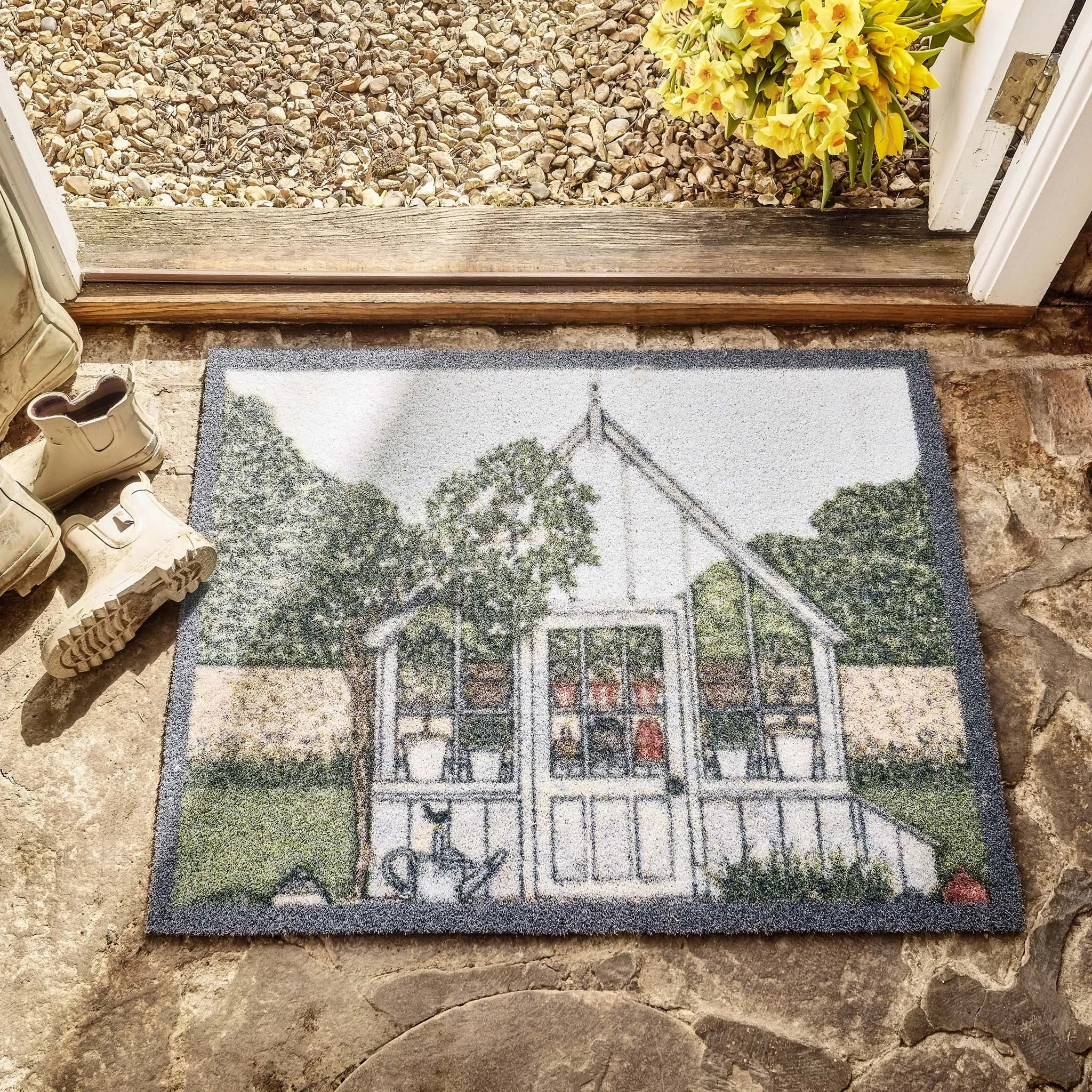 Hug Rug X Sally Swannell Green House Outdoor Doormat product