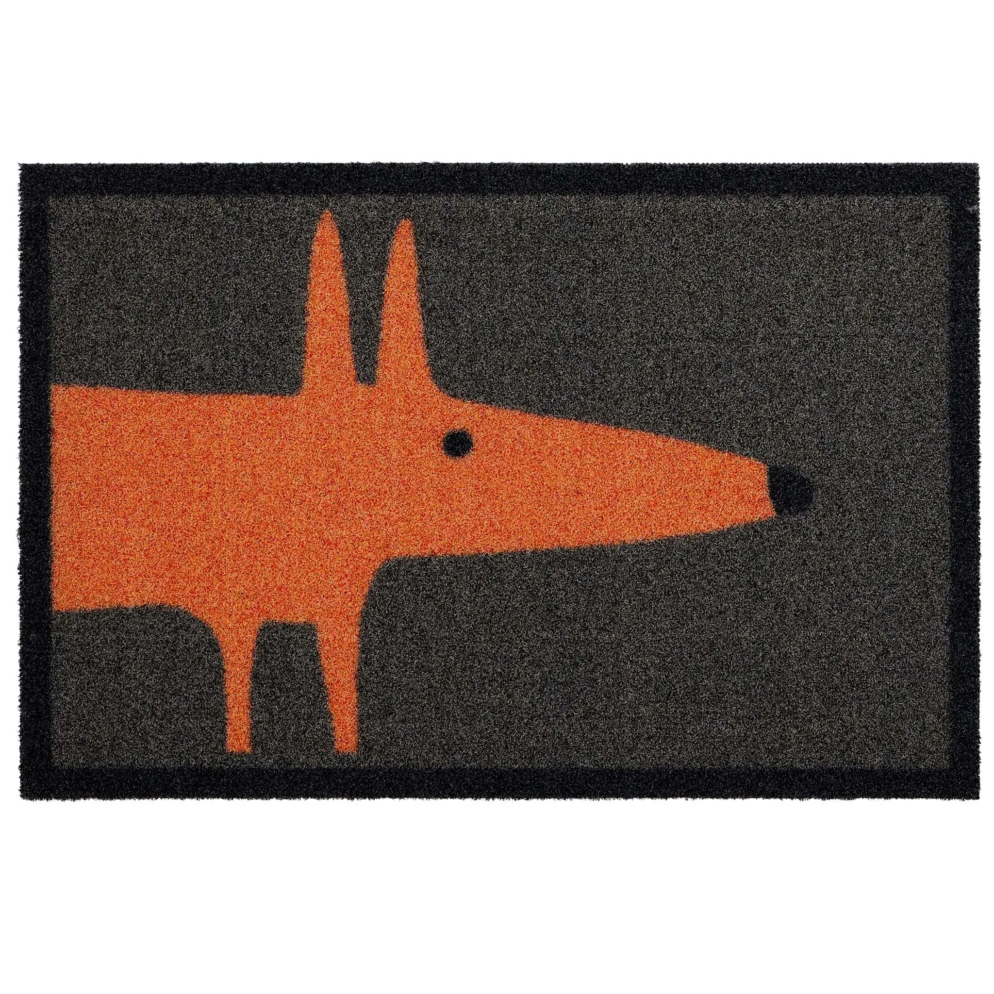 Hug Rug Mr Fox Outdoor Doormat - Orange, ECONYL Nylon alternate view