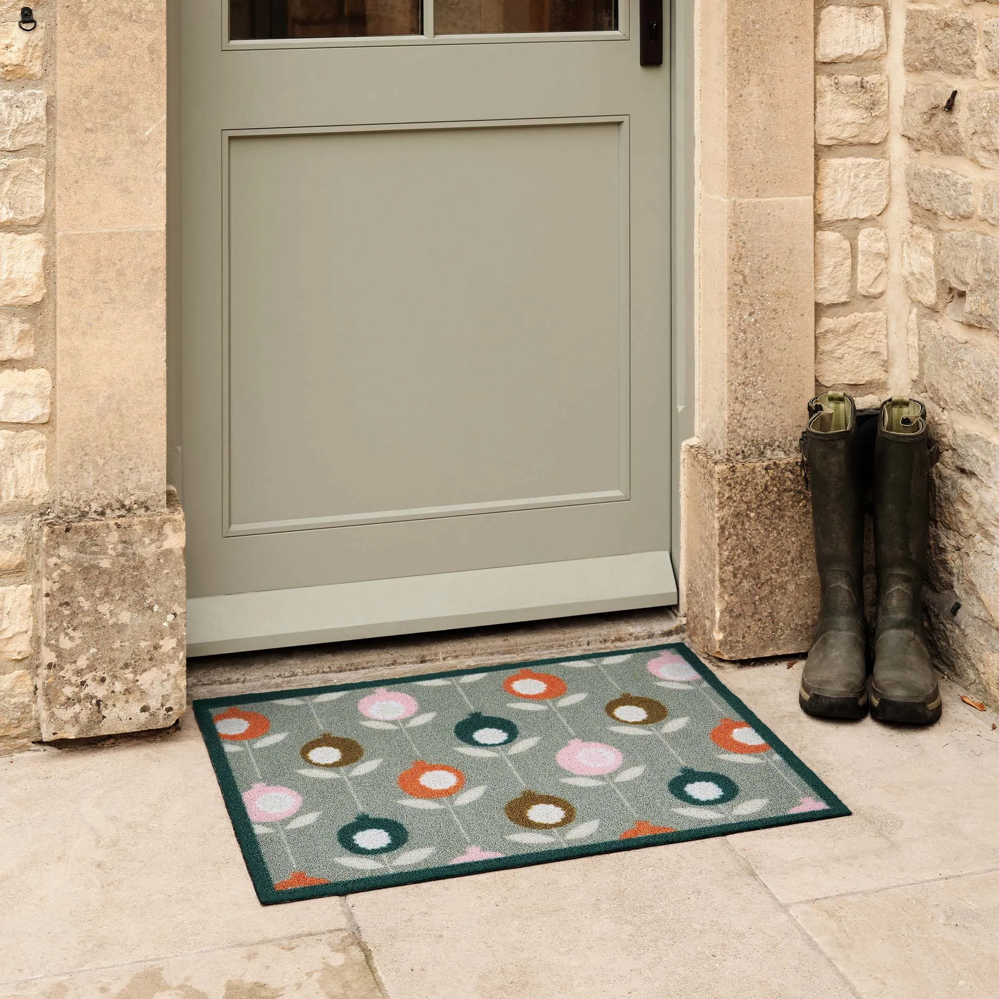 Hug Rug x Pepino Outdoor Doormat - Green, ECONYL Nylon product