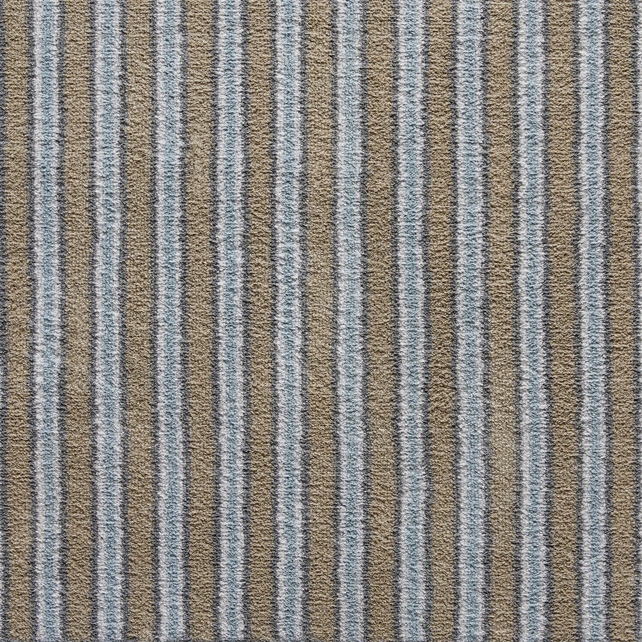 Stripe 83 Washable Doormat - Beige, Blue product
