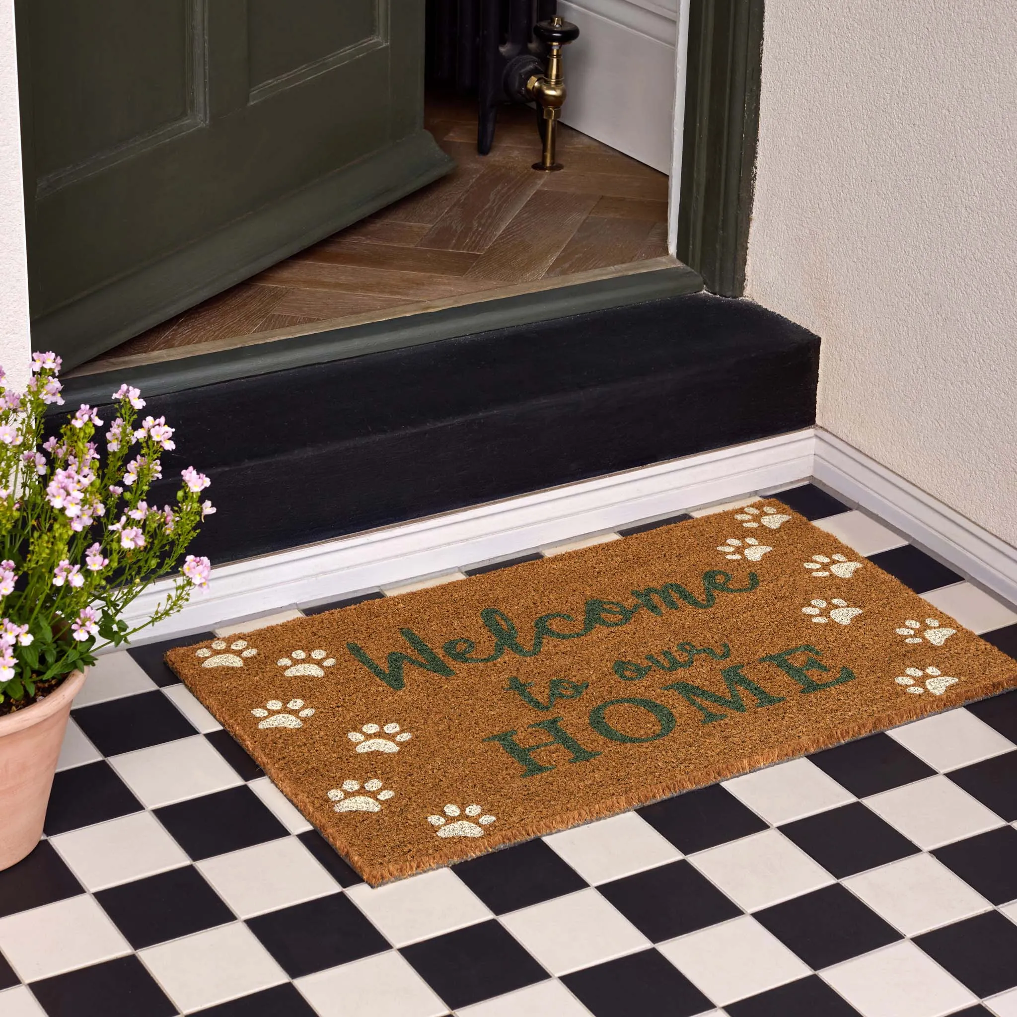 Welcome Paws Coir Doormat - Natural product