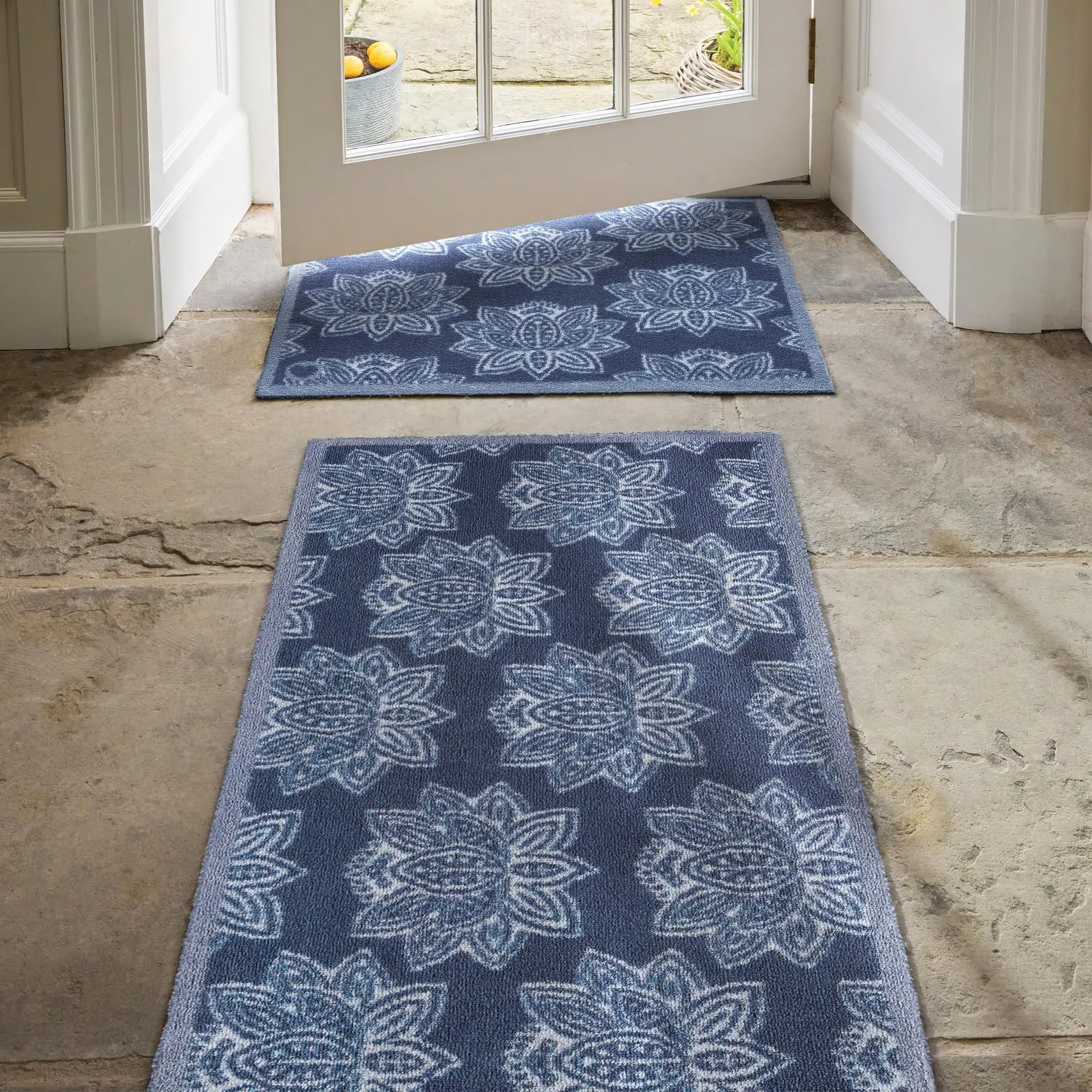 Woodblock 1 Runner - Navy product