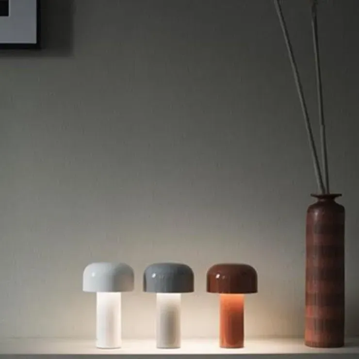 Bellhop Mushroom Portable LED Table Lamp - Plastic product