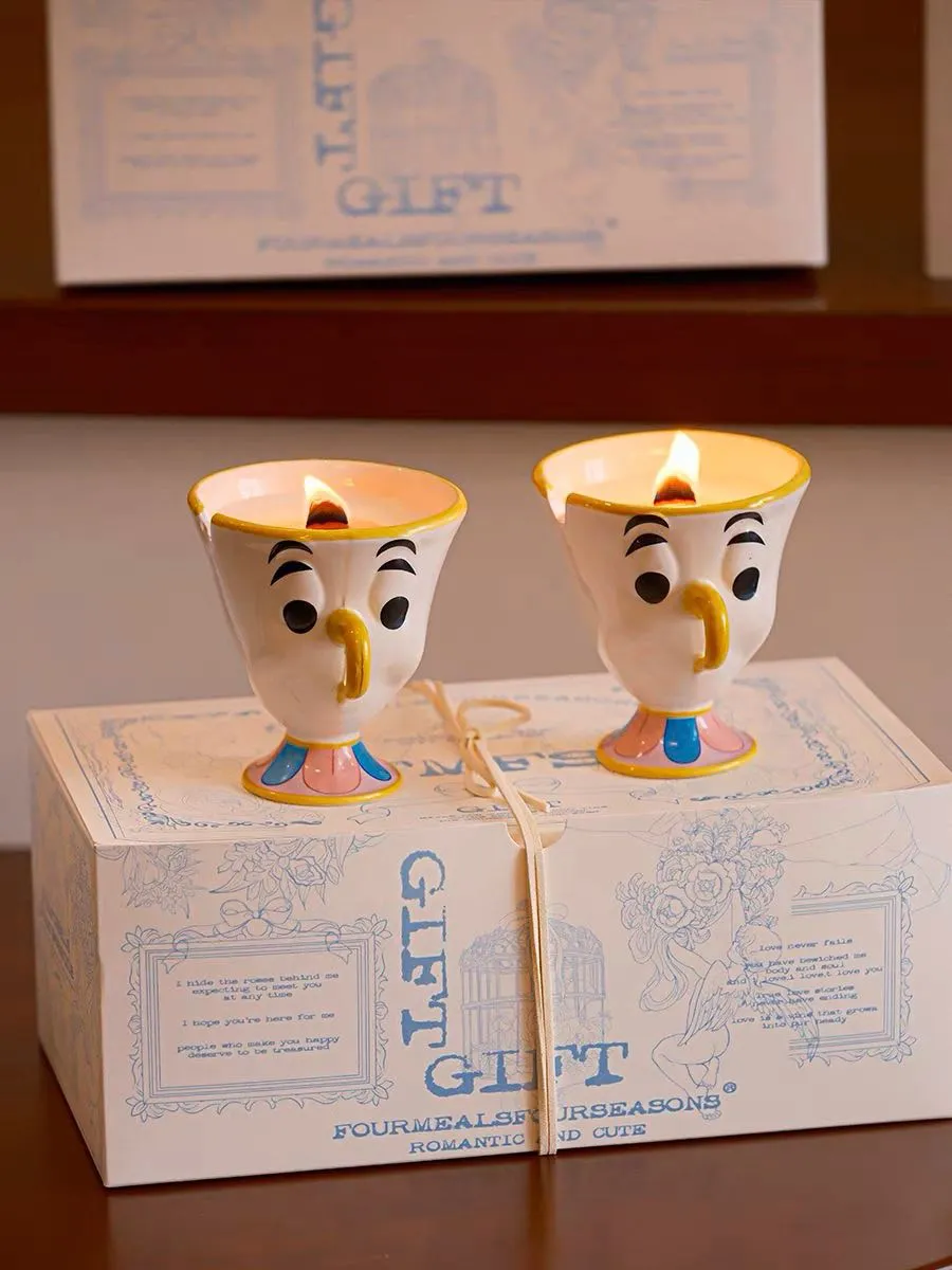 Chip Potts Ceramic Mug Candle Set of 2 - Soy Wax product