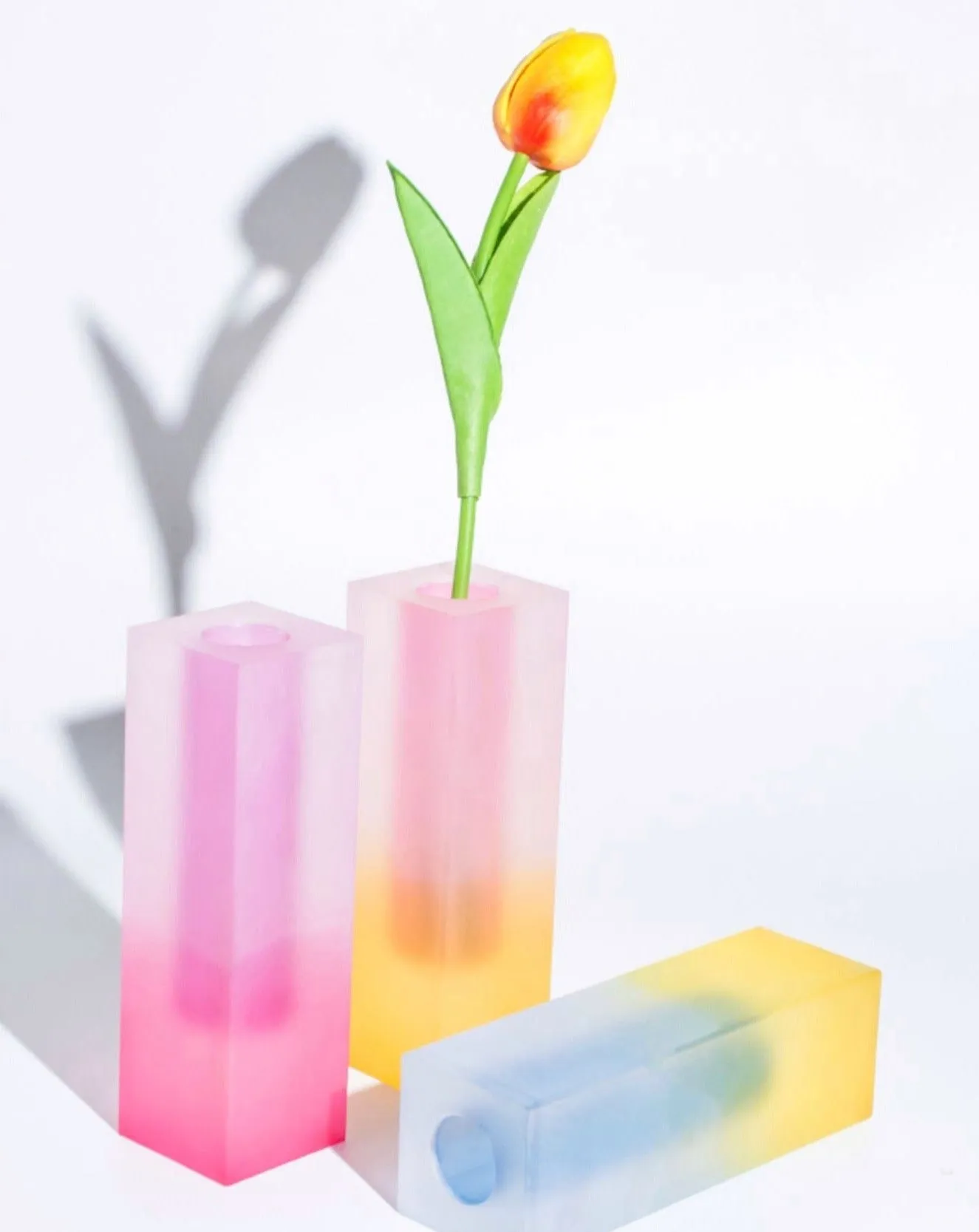 Iridescence Pillar Vase - Acrylic product