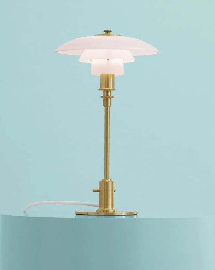PH 2/1 Three-Shade Dimmable Table Lamp - Opal Glass product