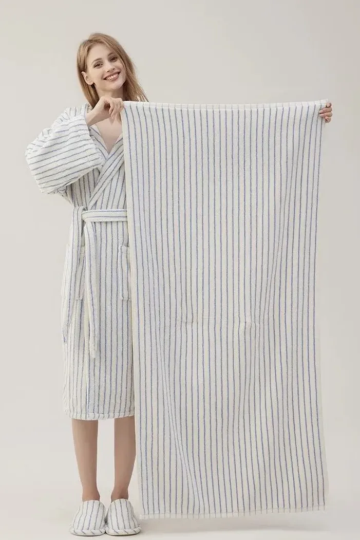 Striped Bath Towel - Cotton product