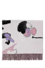 Alexander McQueen Embroidered Wool Blend Blanket - Ivory product