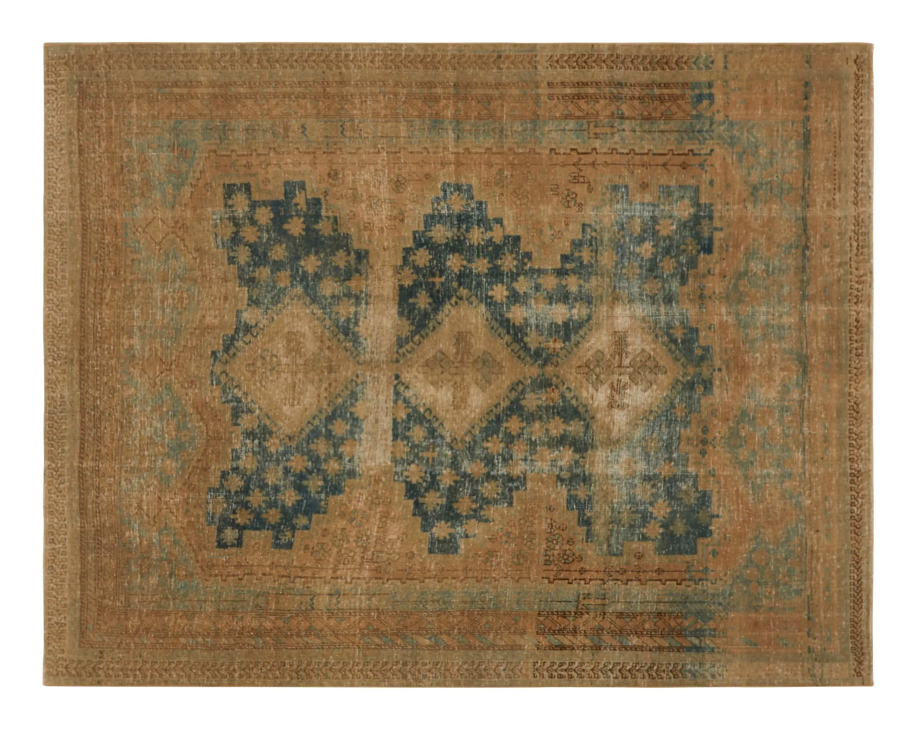 Afshar Hand Knotted Rug - Wool