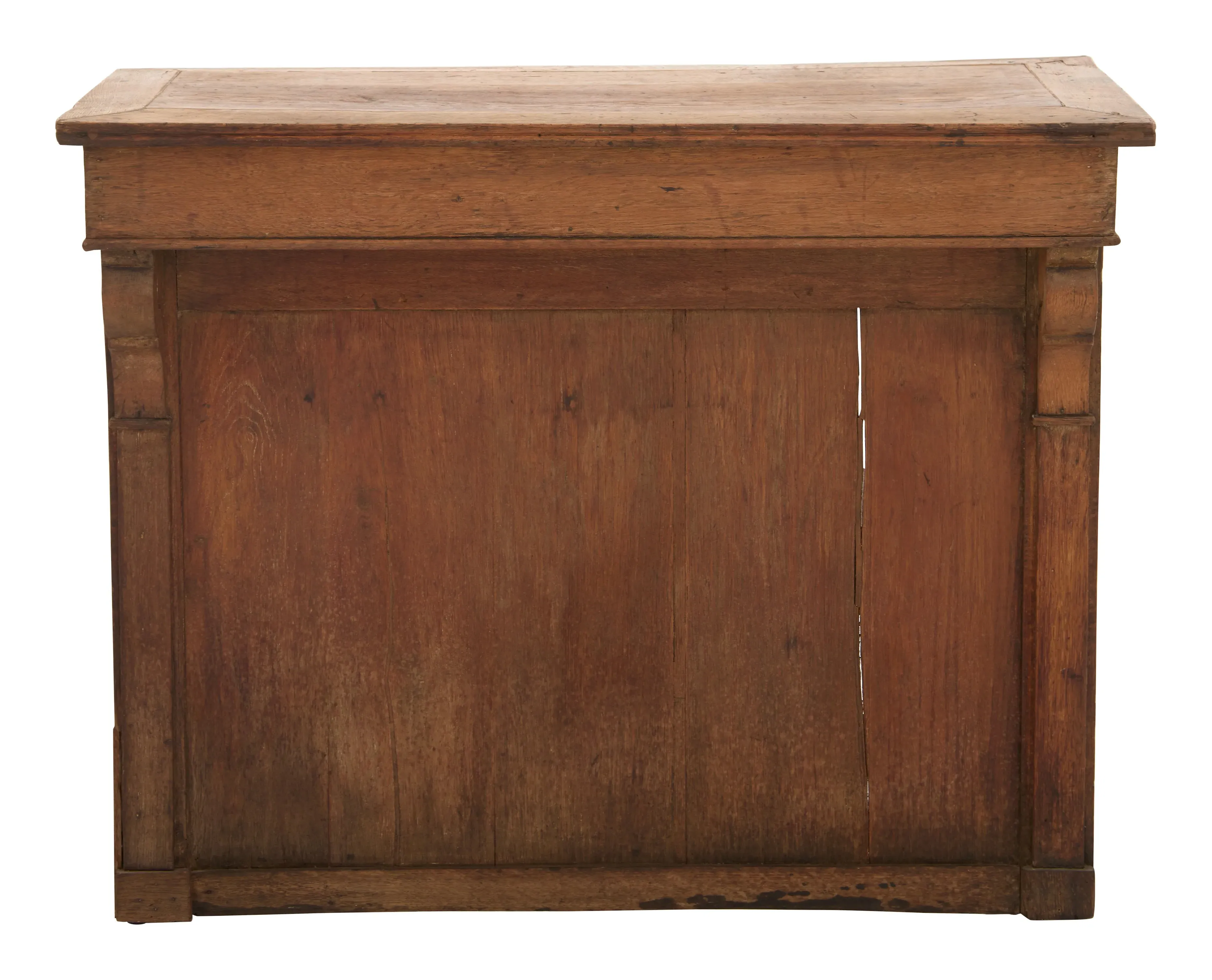 Antique Butcher Counter - Weathered Wood image
