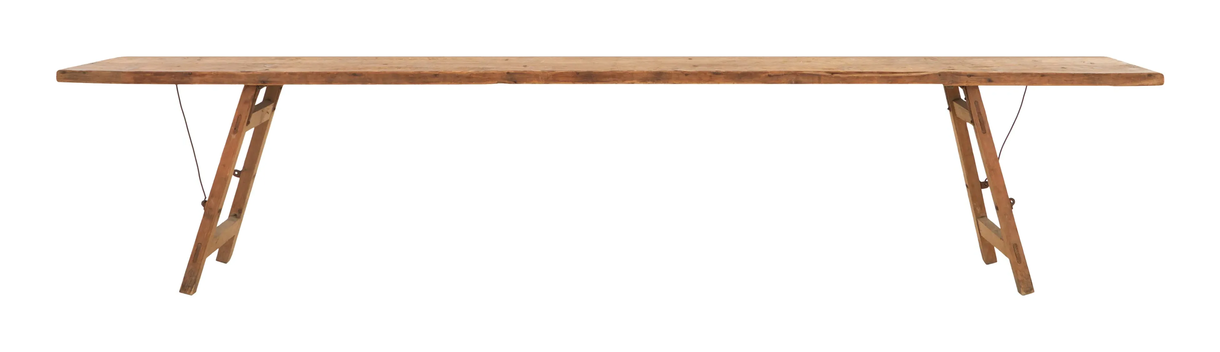 Antique Harvest Table with Collapsible Legs image