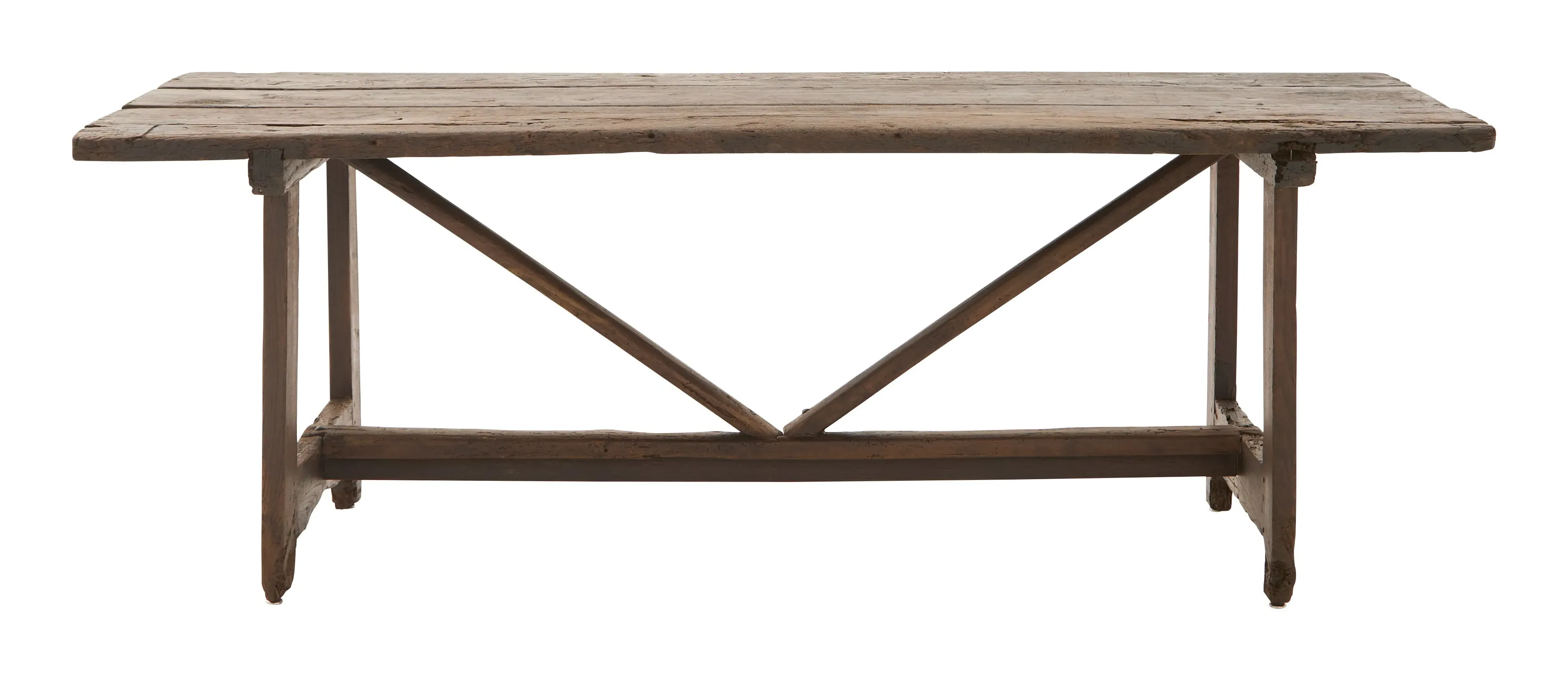 Antique Italian Trestle Table image