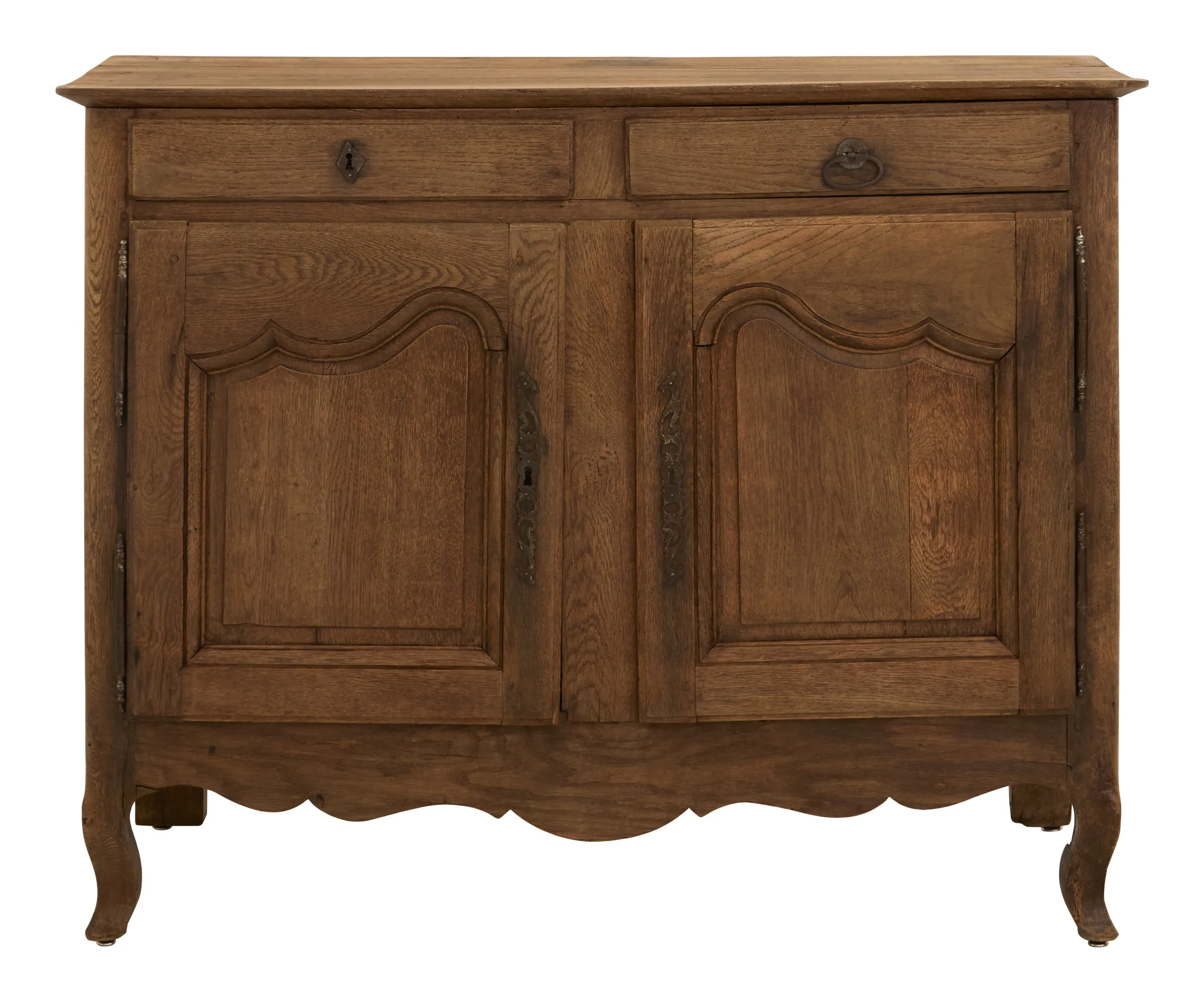Antique Wood Commode - Patinated Wood image