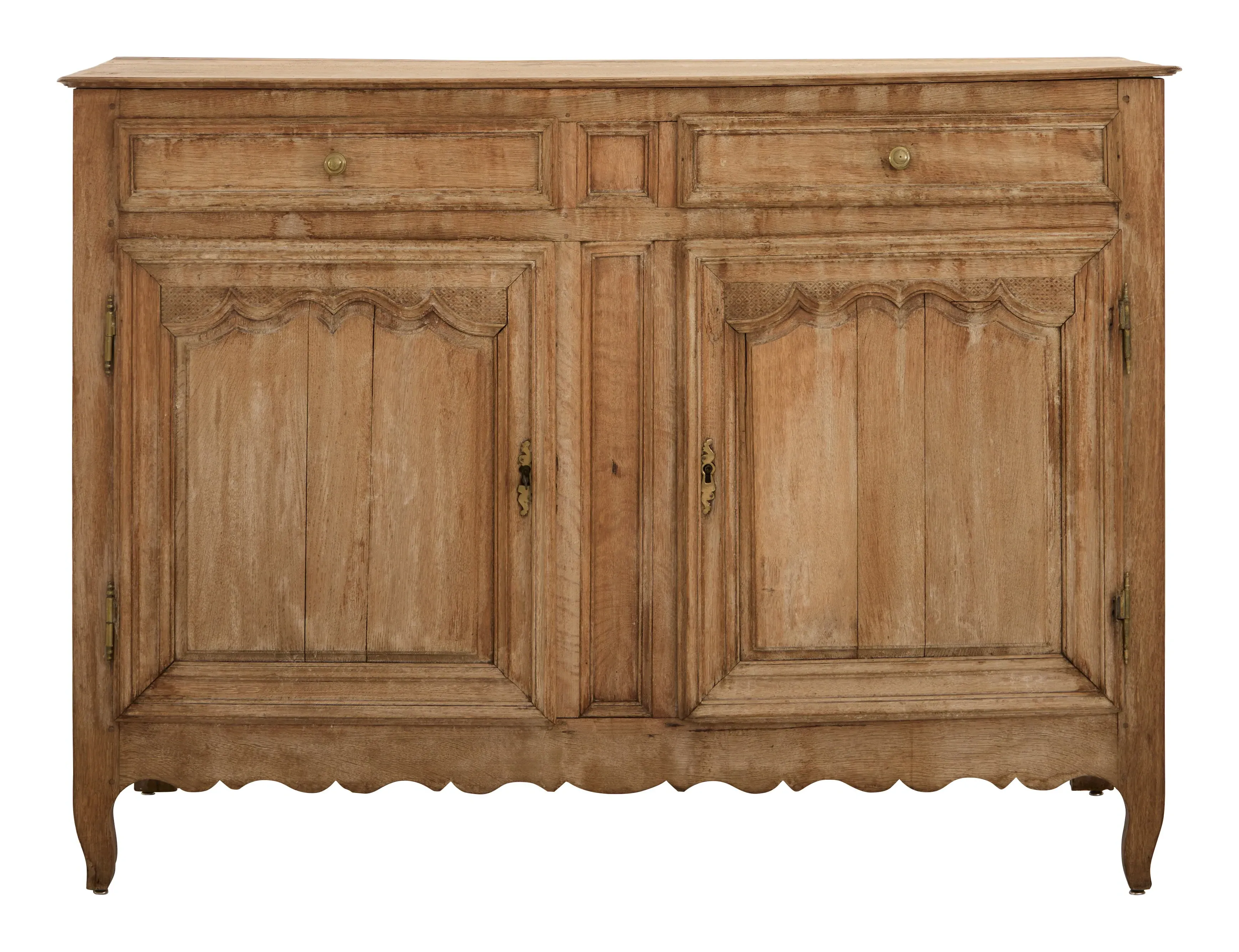 Antique Wood Sideboard - Bleached Wood image