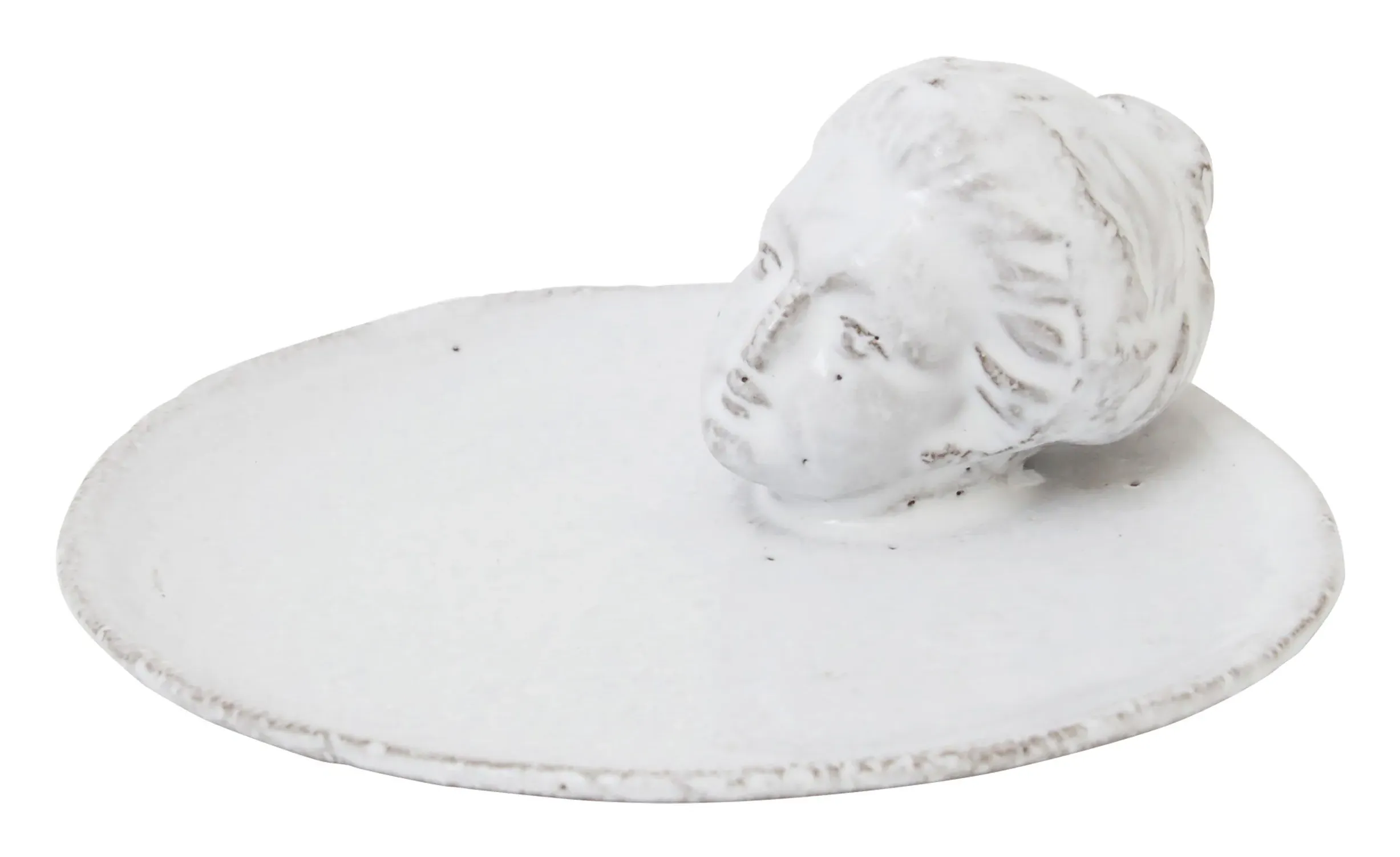 Astier de Villatte Antoinette Incense Burner - White, Terracotta