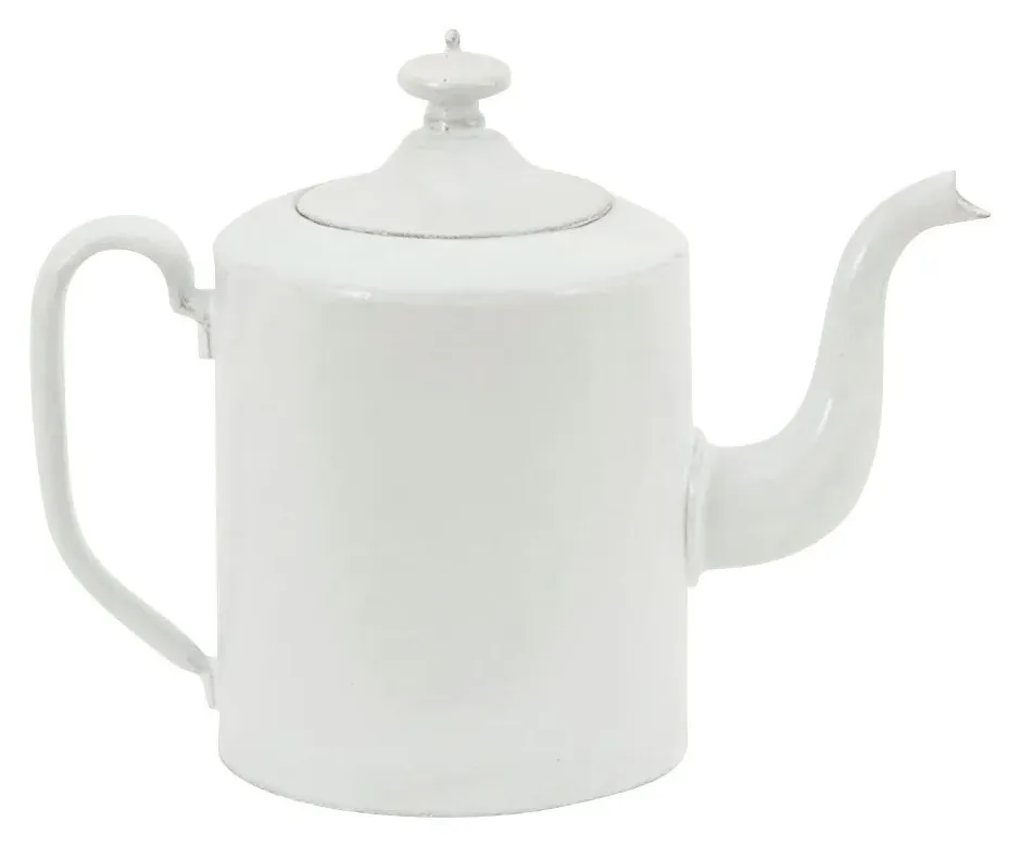 Astier de Villatte Benoit Teapot - White, Terracotta image