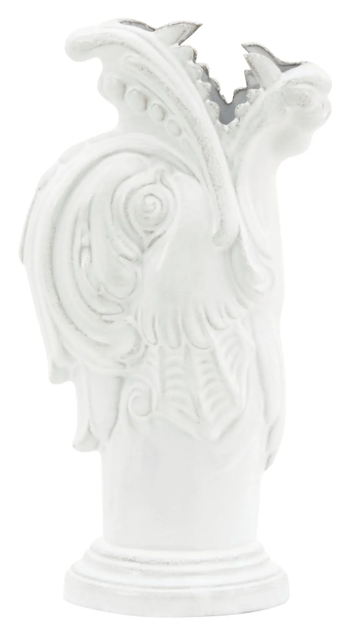 Astier de Villatte Dragon Vase - White, Terracotta