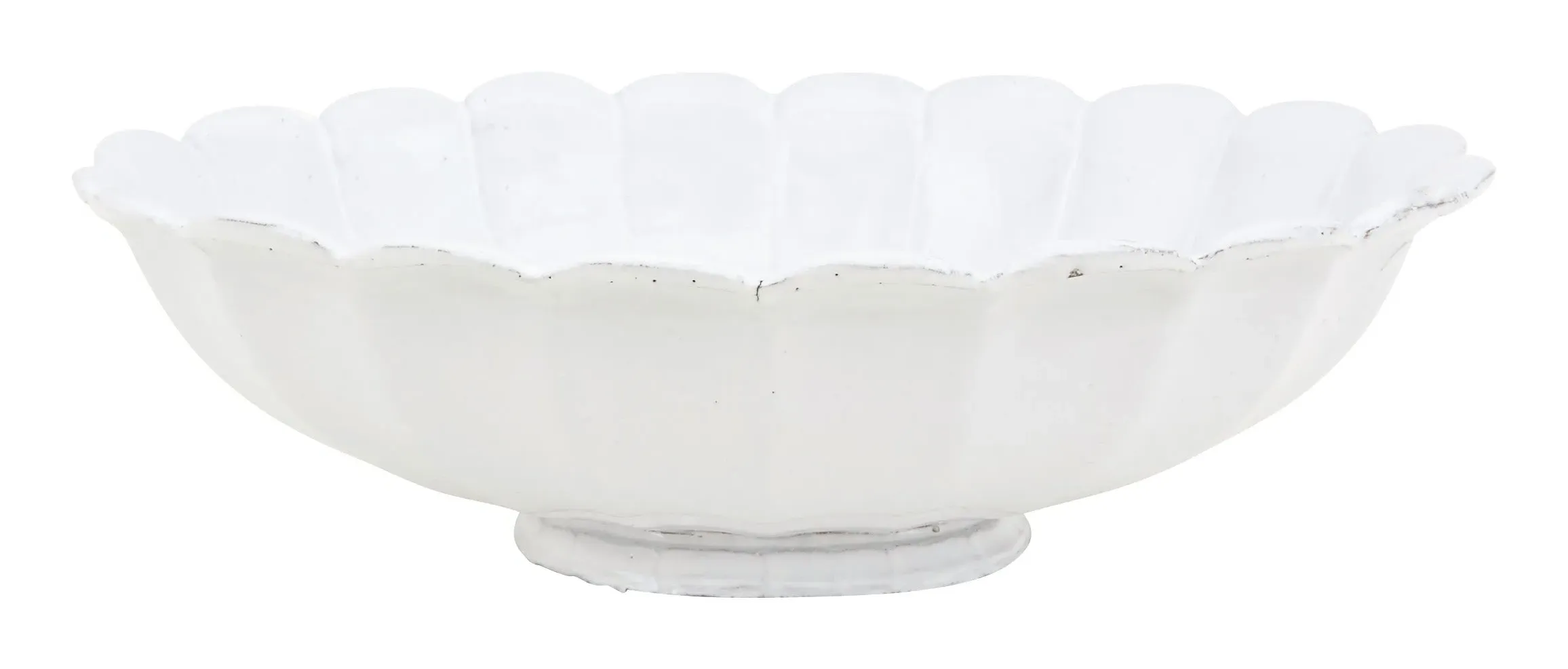 Astier de Villatte Marguerite Platter - White, Terracotta image