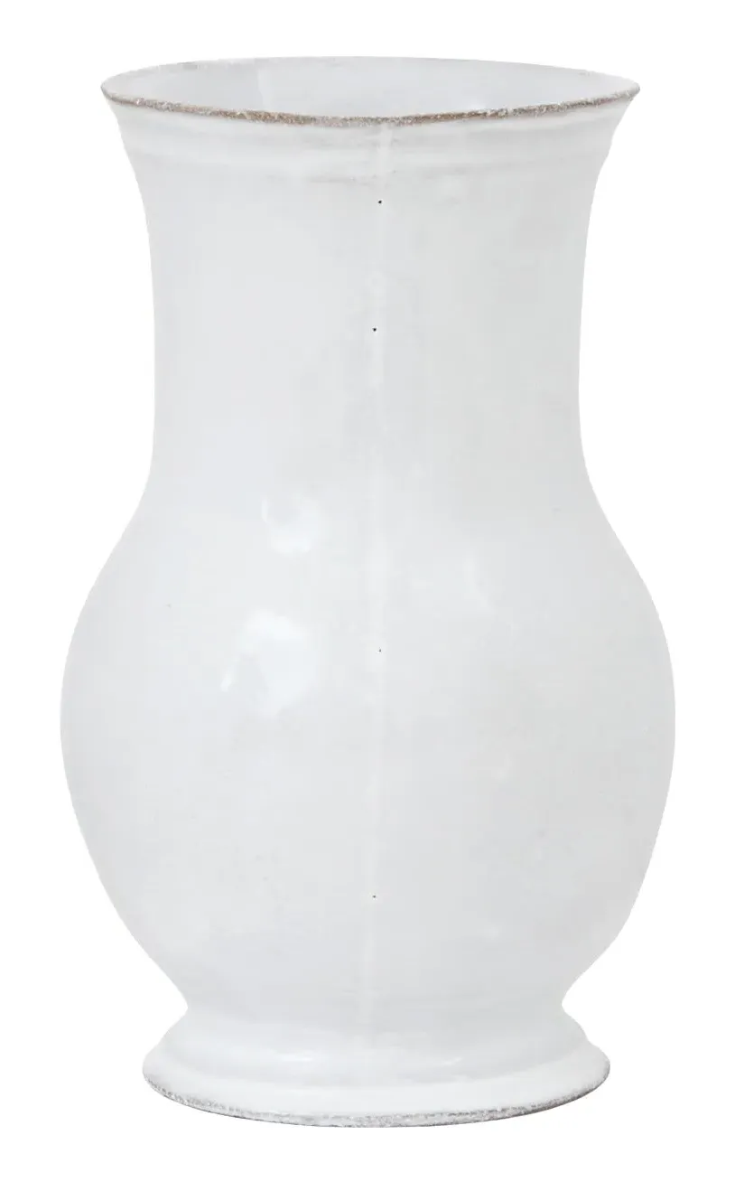 Astier de Villatte Mini Colbert Vase - White, Terracotta image