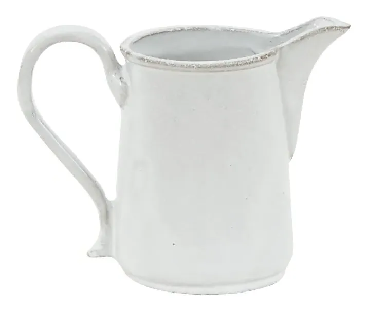 Astier de Villatte Mini Creamer - White, Terracotta