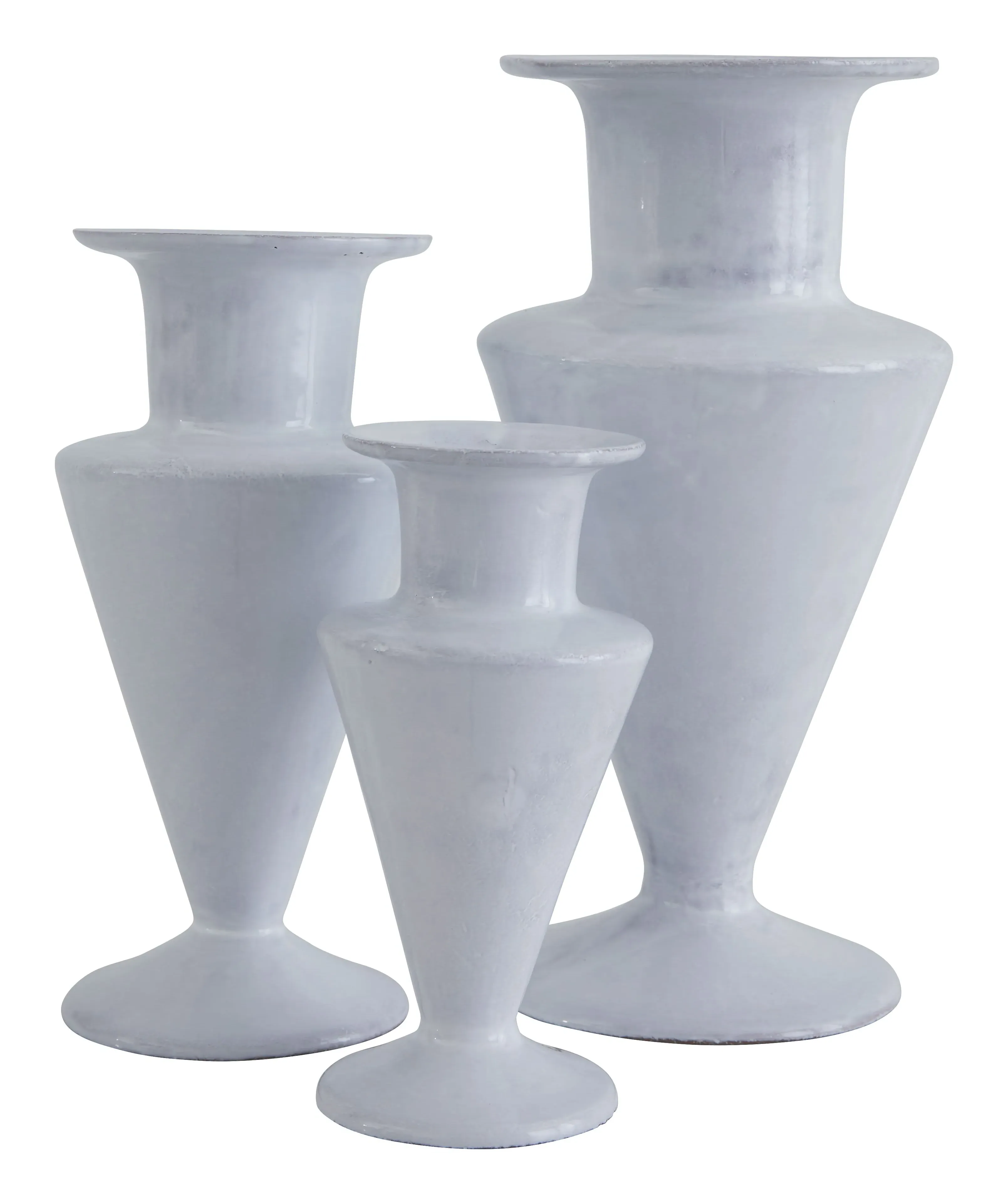 Astier de Villatte Olympe Vase - White, Terracotta image