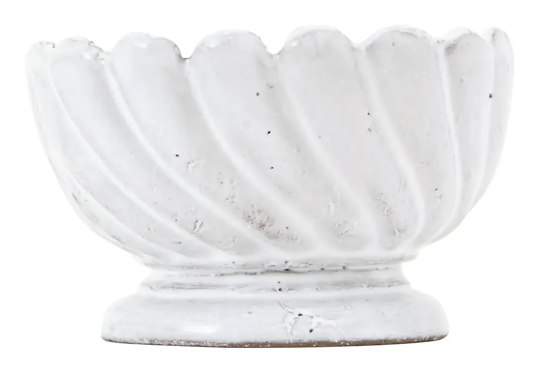 Astier de Villatte Peggy Dish - White, Terracotta