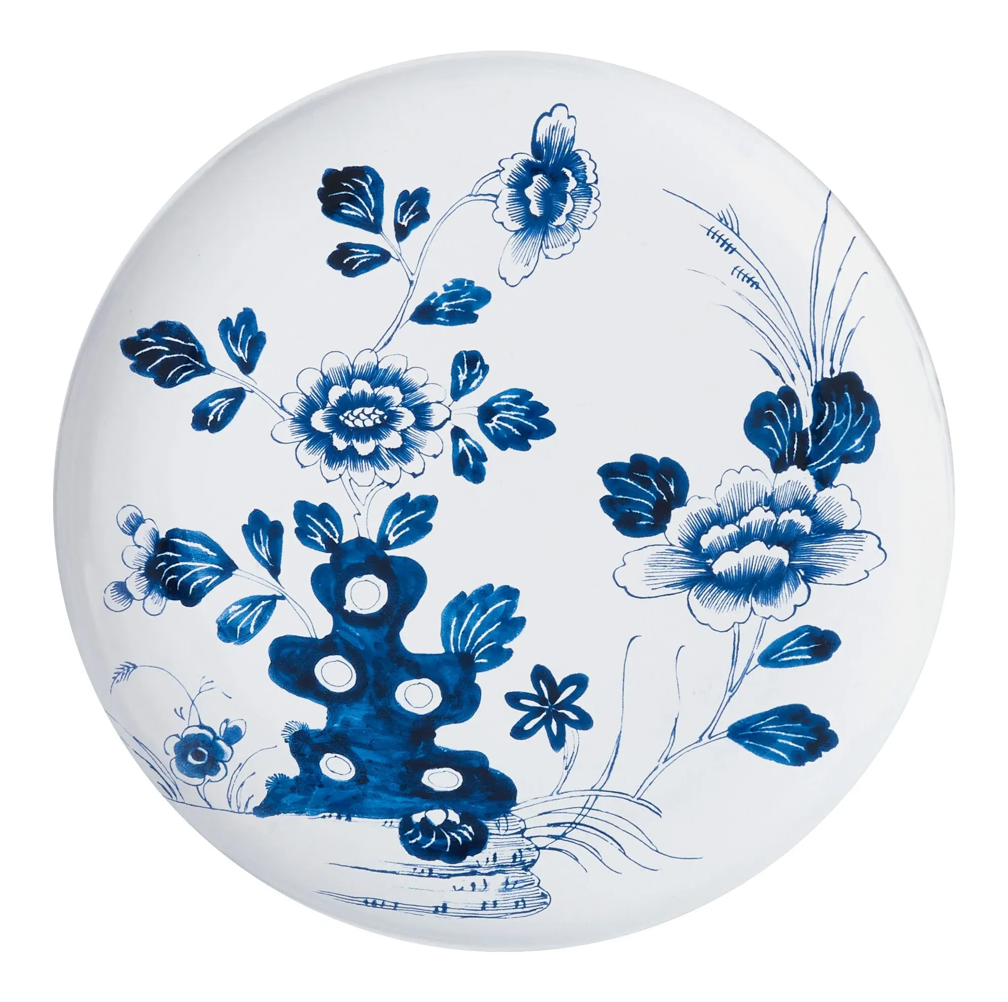 Astier de Villatte Peony Bristol Dish - White, Terracotta