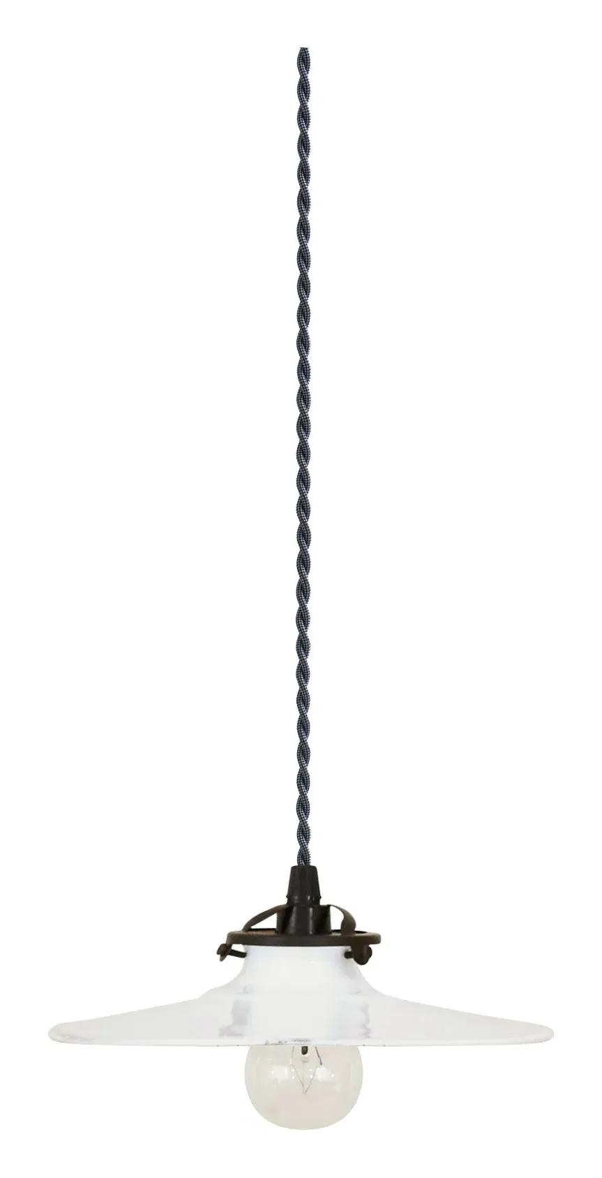 Astier de Villatte Rien Pendant Light - White, Terracotta