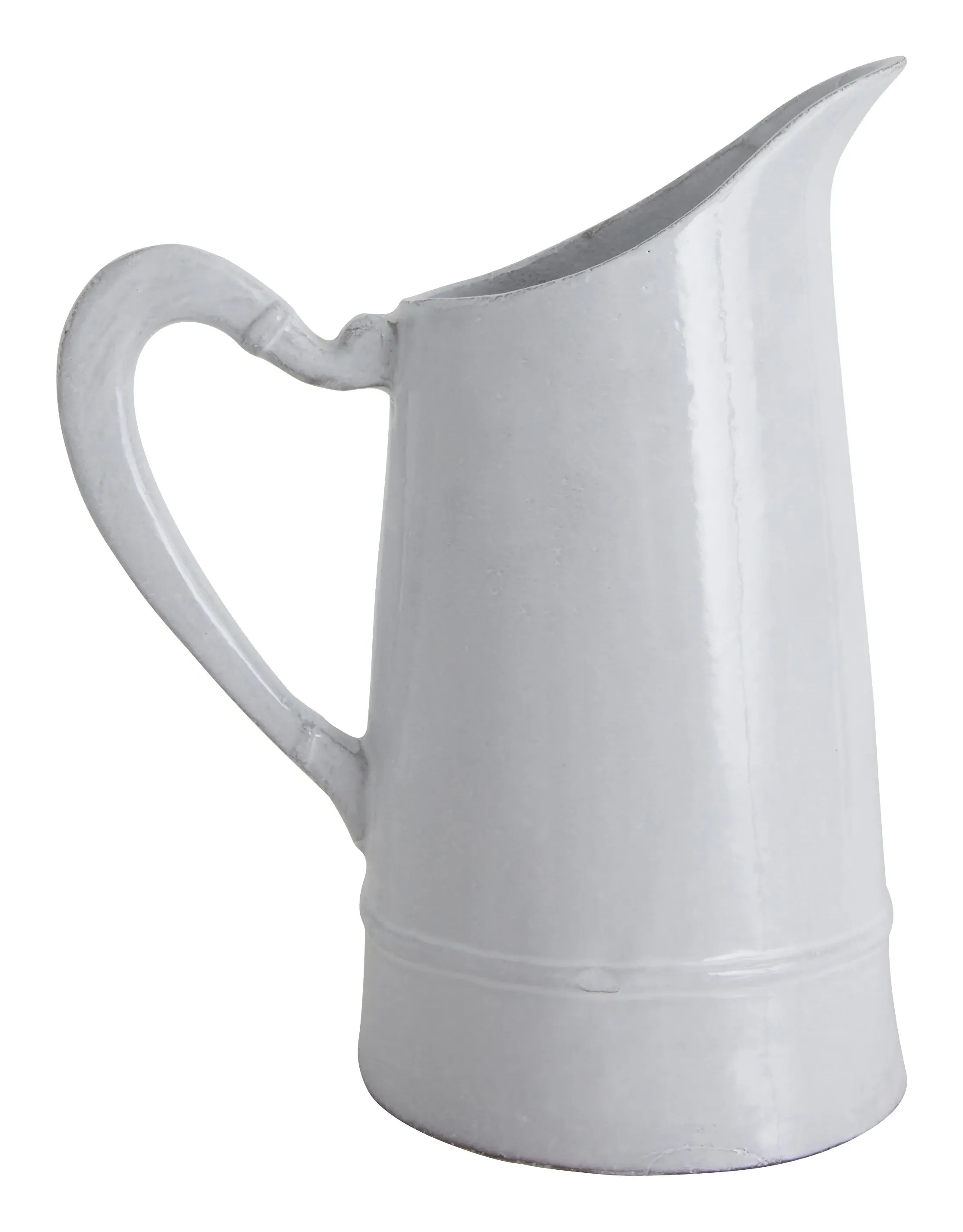 Astier de Villatte Simple Pitcher - White, Terracotta