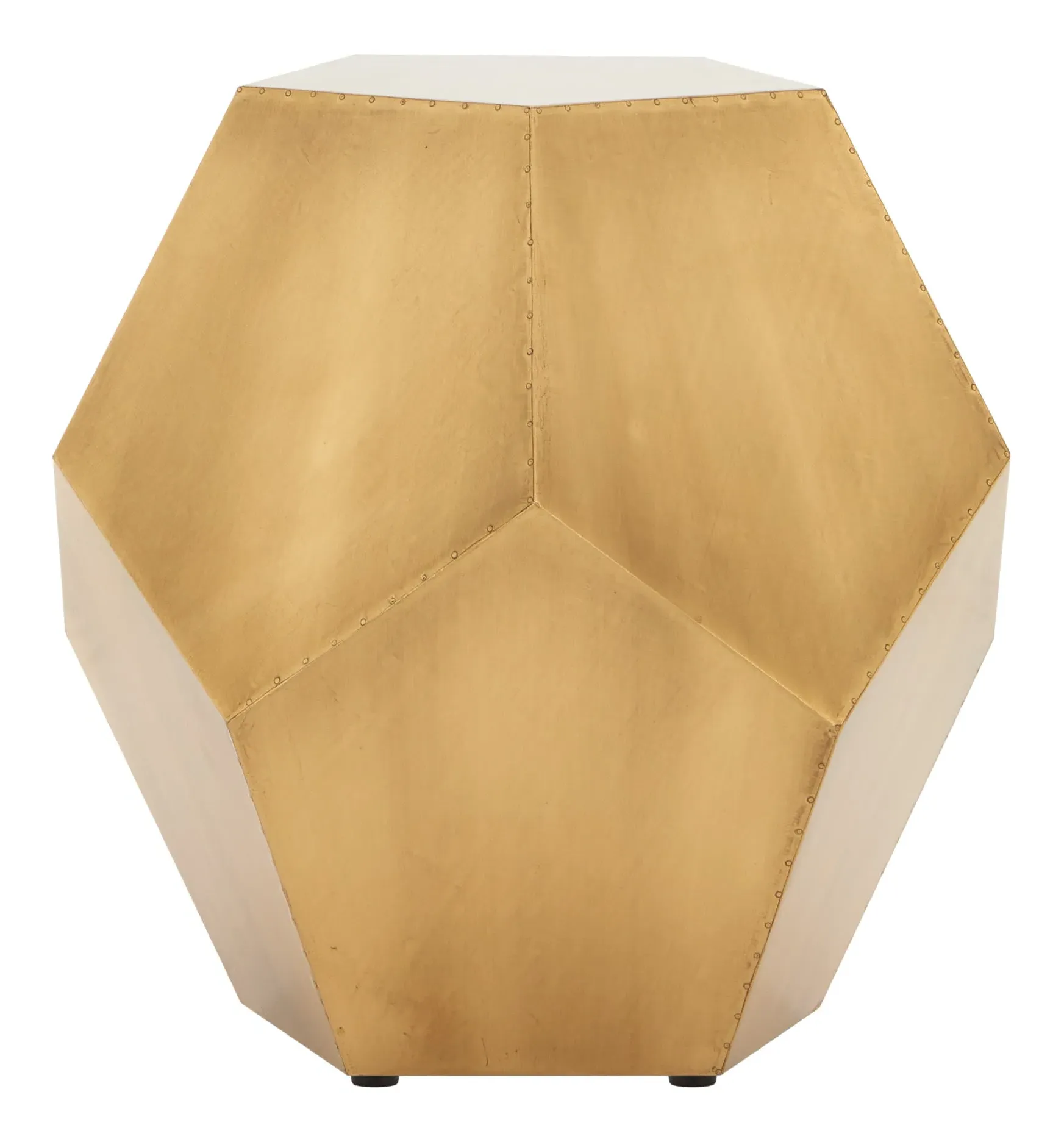 Atmos Round Stool - Brass image