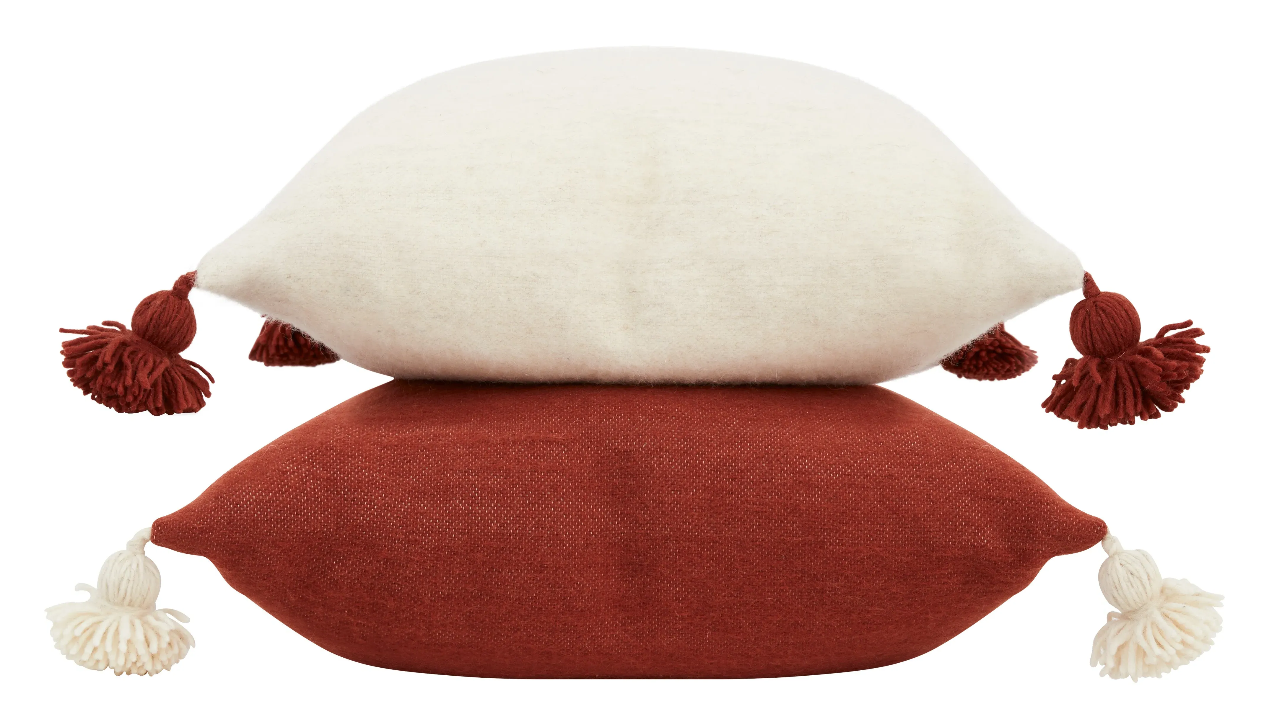 Bashir Floor Cushions with Tassels - Wool