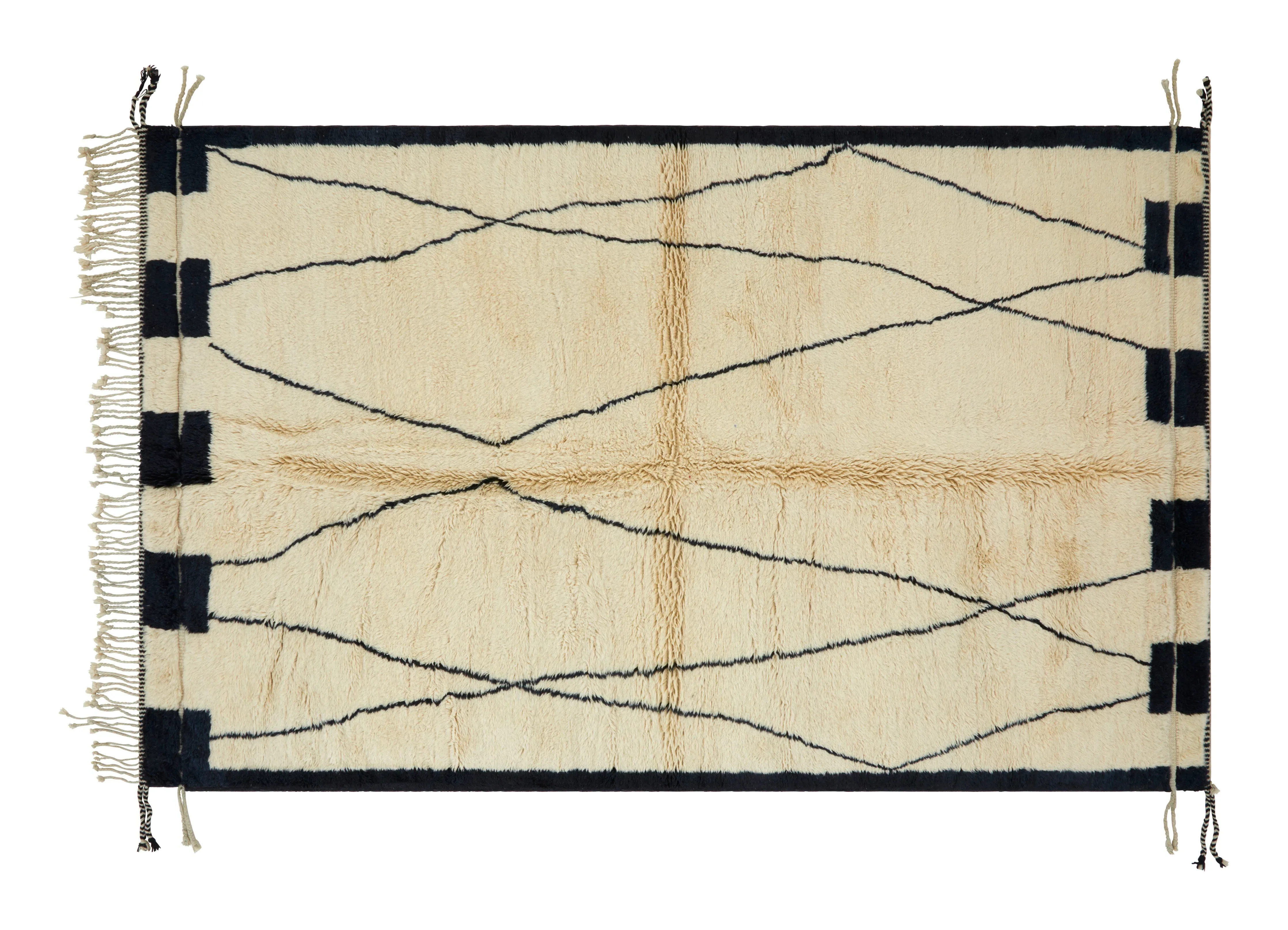 Beni Ourain Extra Large Area Rug - Sheep's Wool