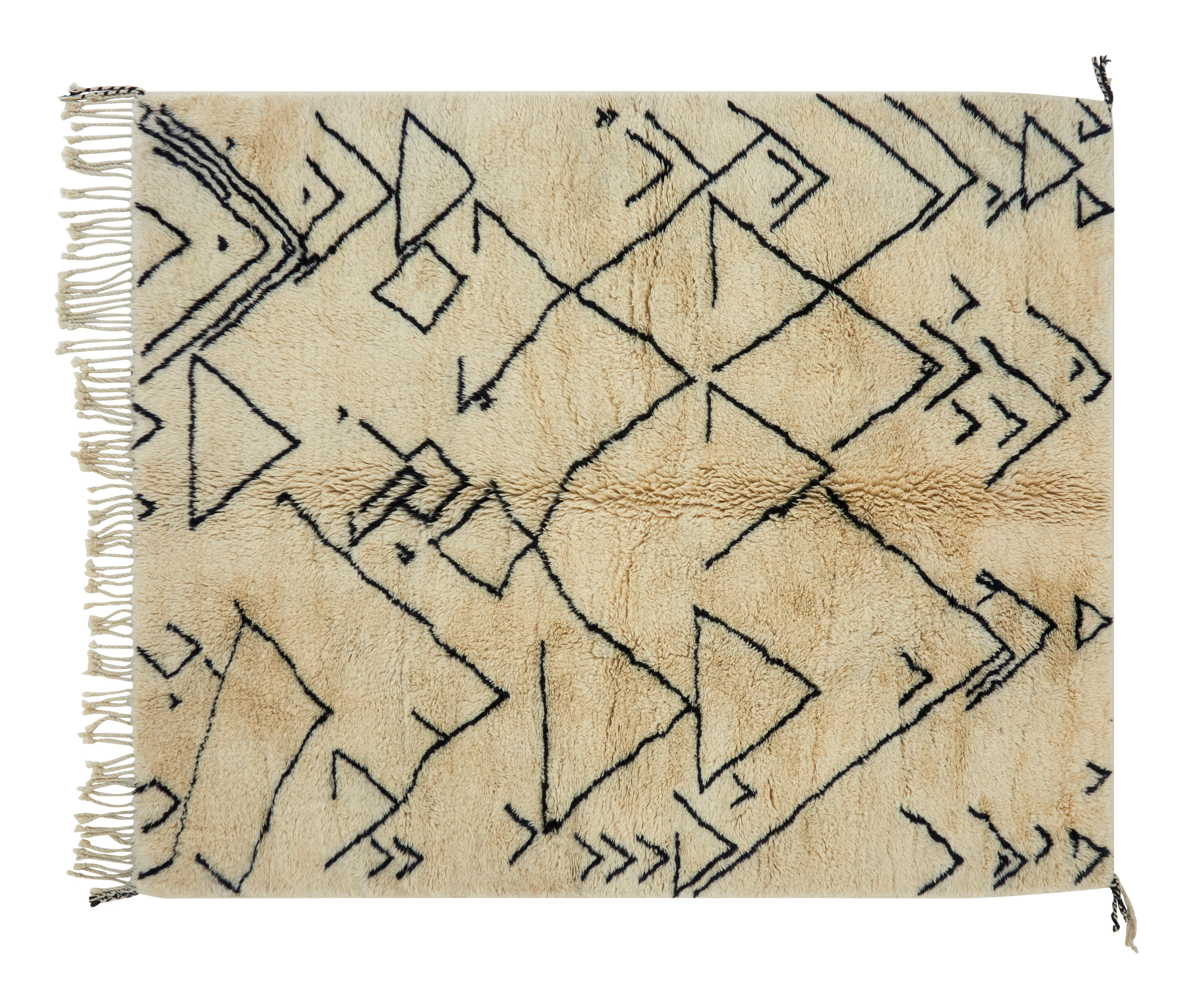 Beni Ourain Extra Large Area Rug - Sheep's Wool