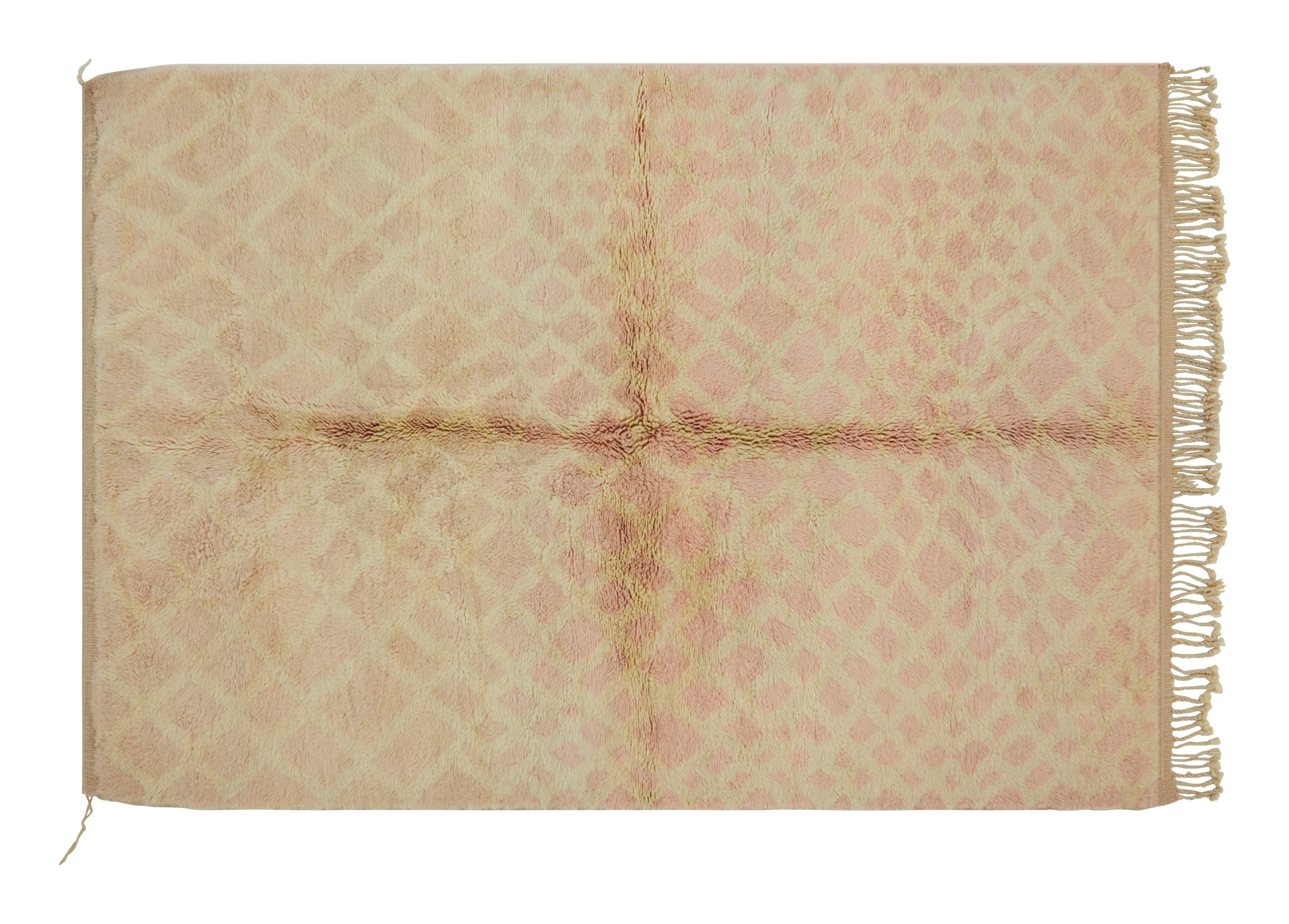 Beni Ourain Large Area Rug - Sheep's Wool