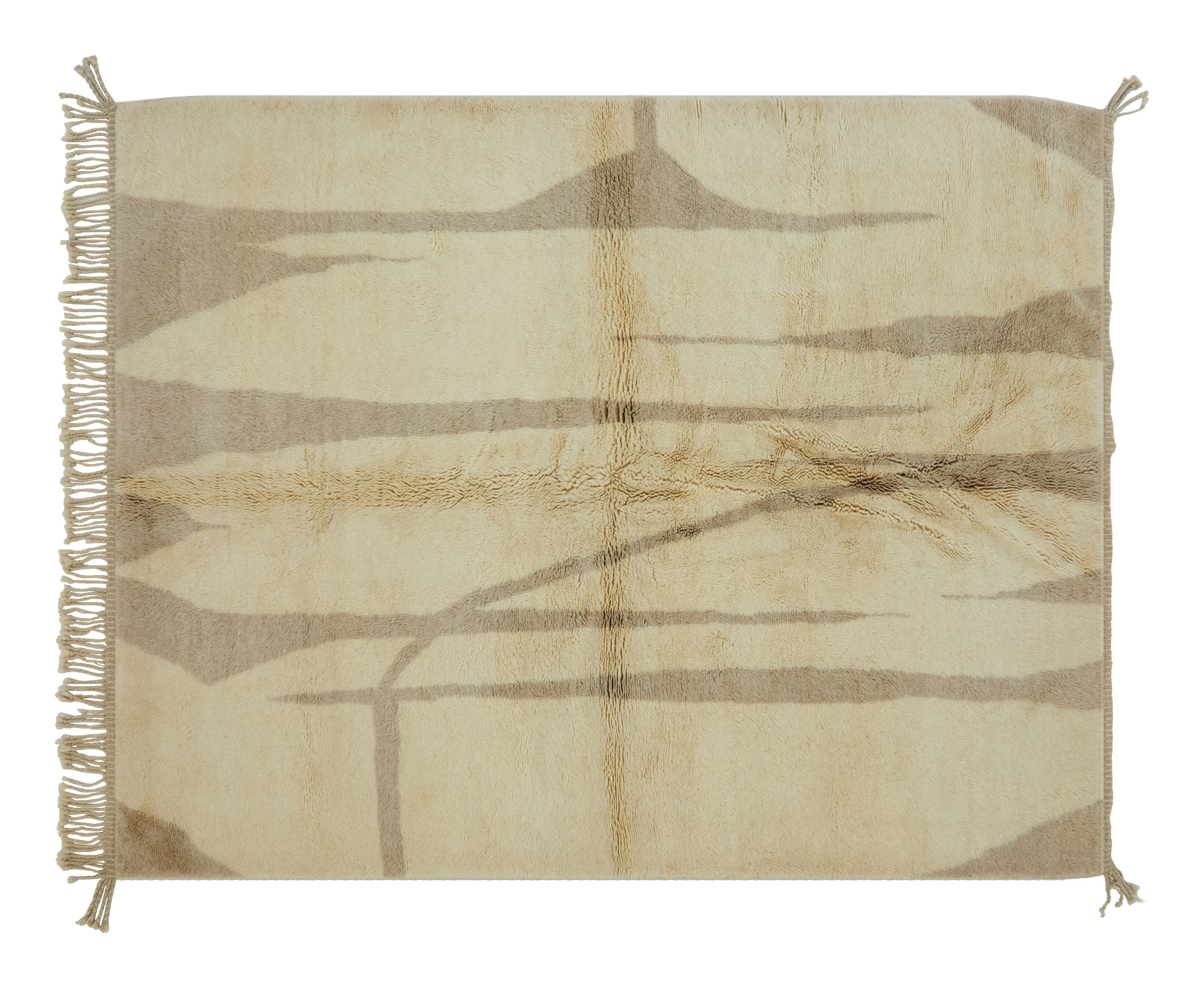 Beni Ourain Large Area Rug - Sheep's Wool