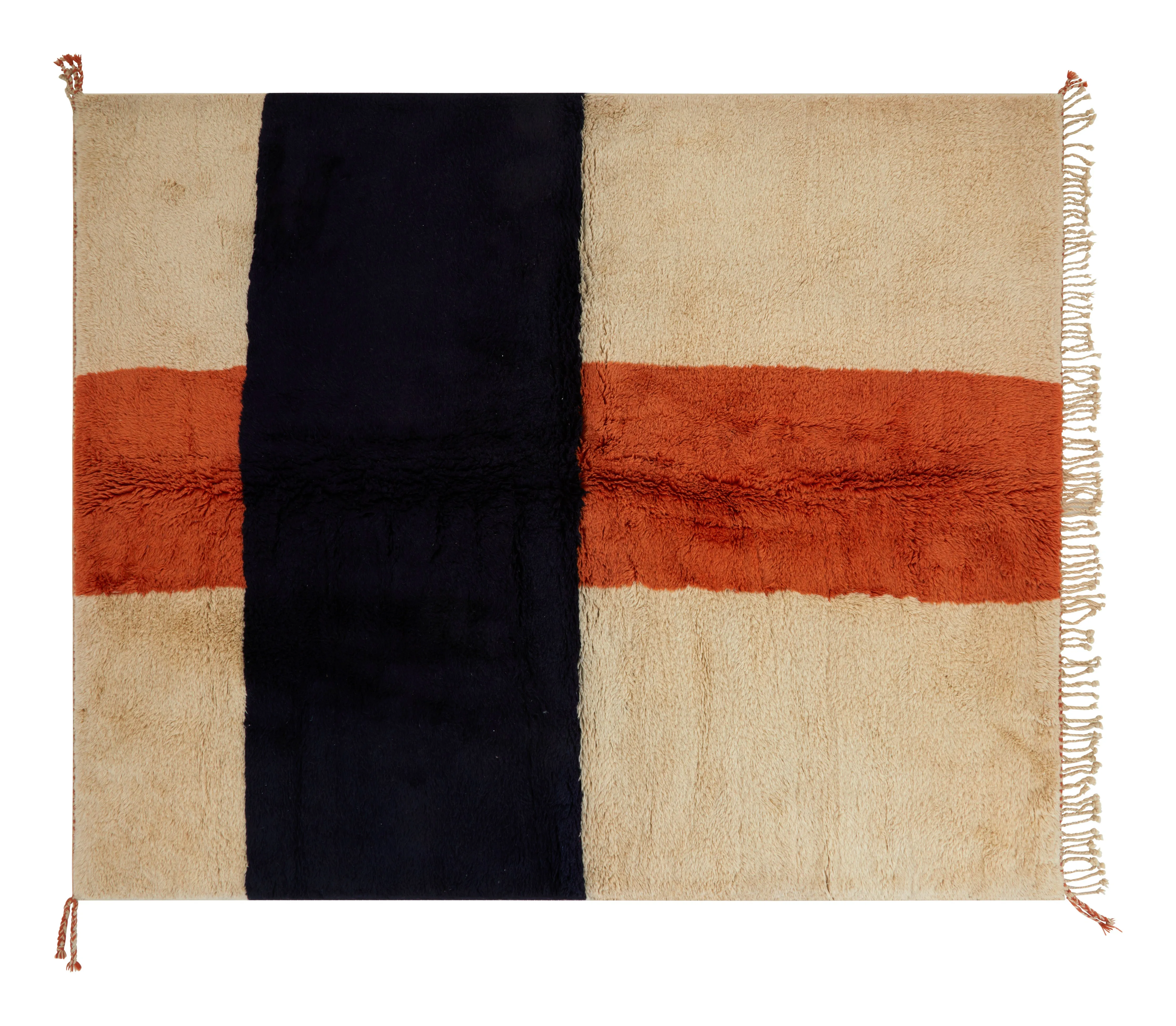 Beni Ourain Large Area Rug - Sheep's Wool