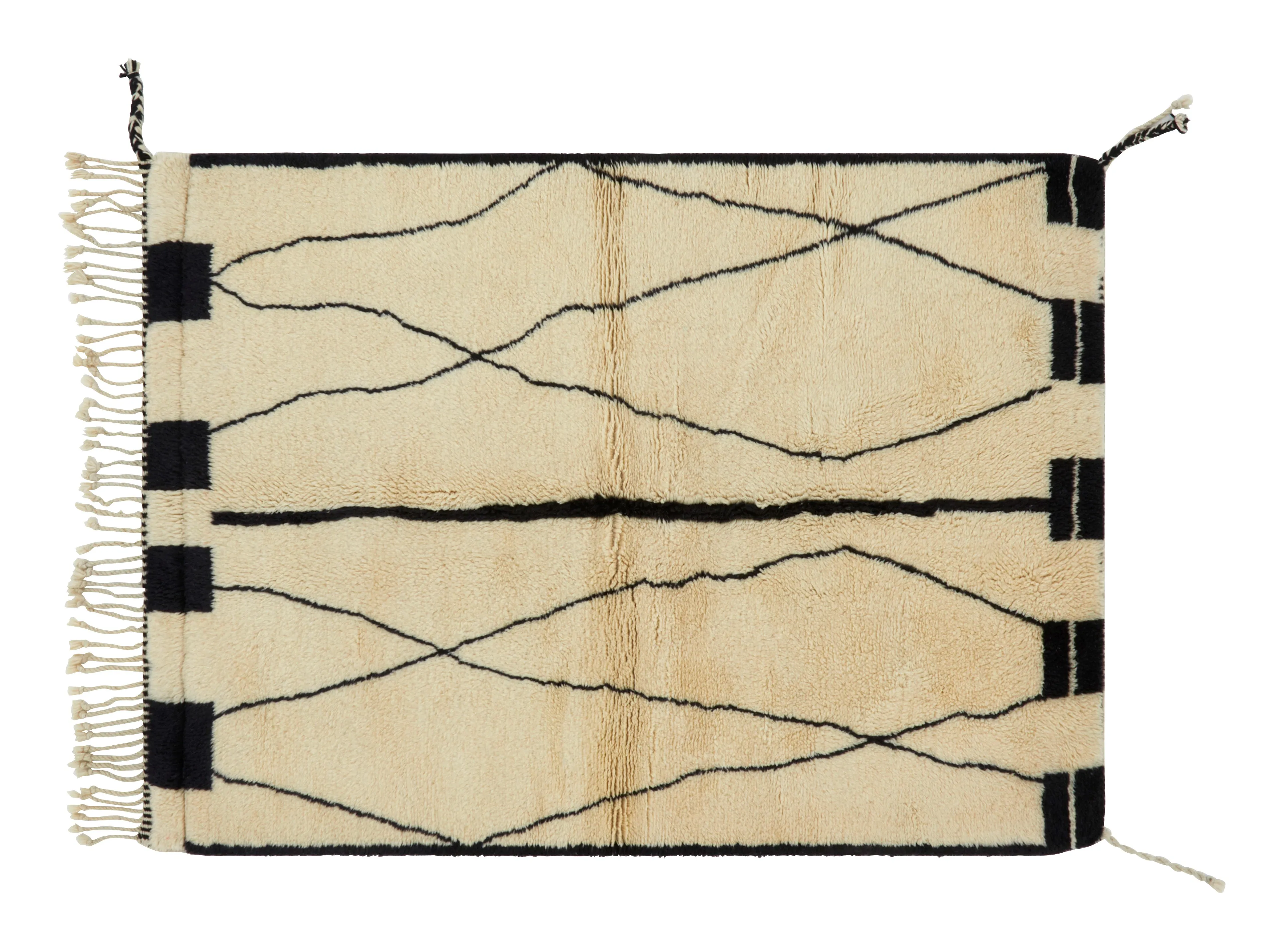 Beni Ourain Medium Area Rug - Sheep's Wool image