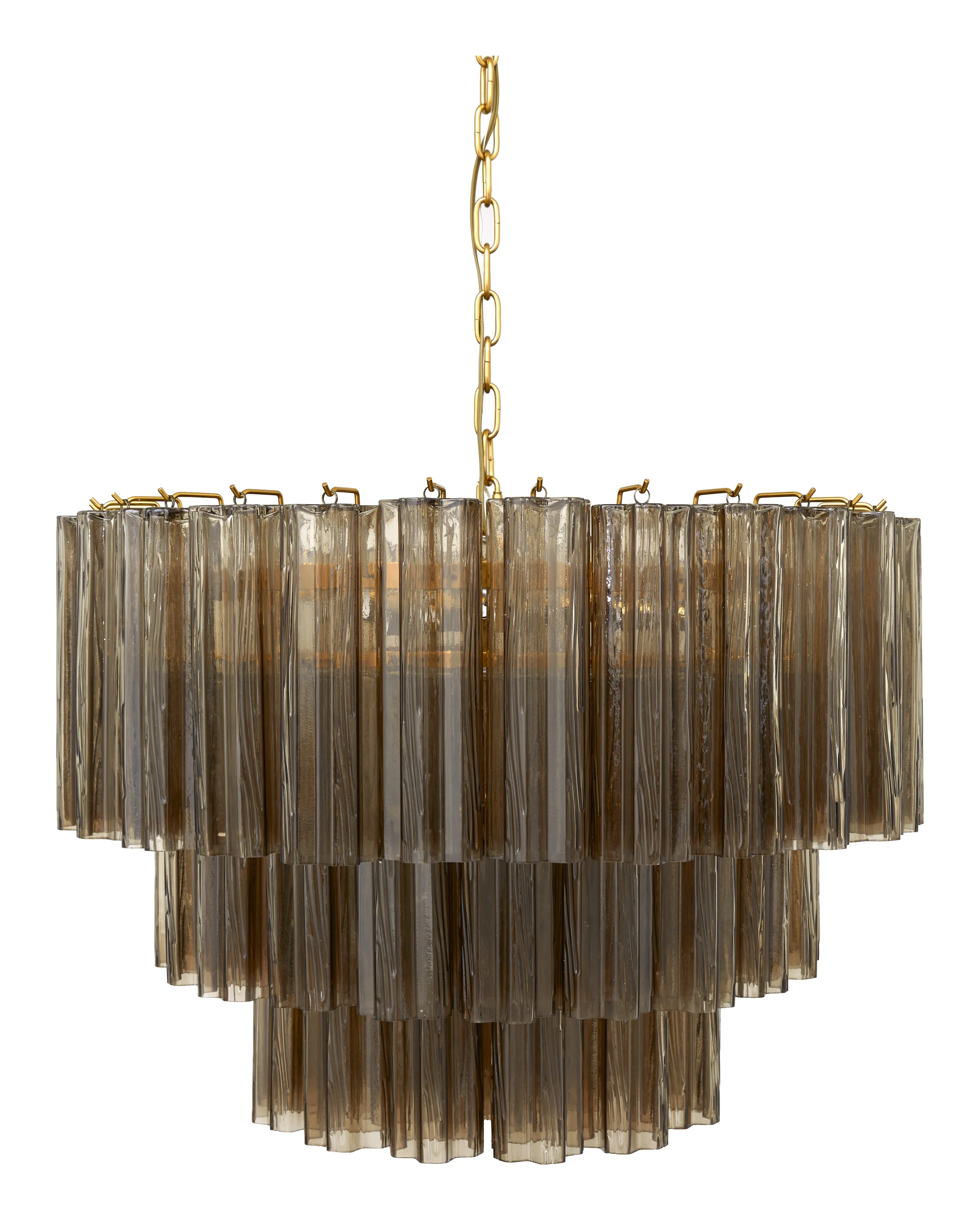 Brahms 3-Tier Chandelier - Quartz, Glass image