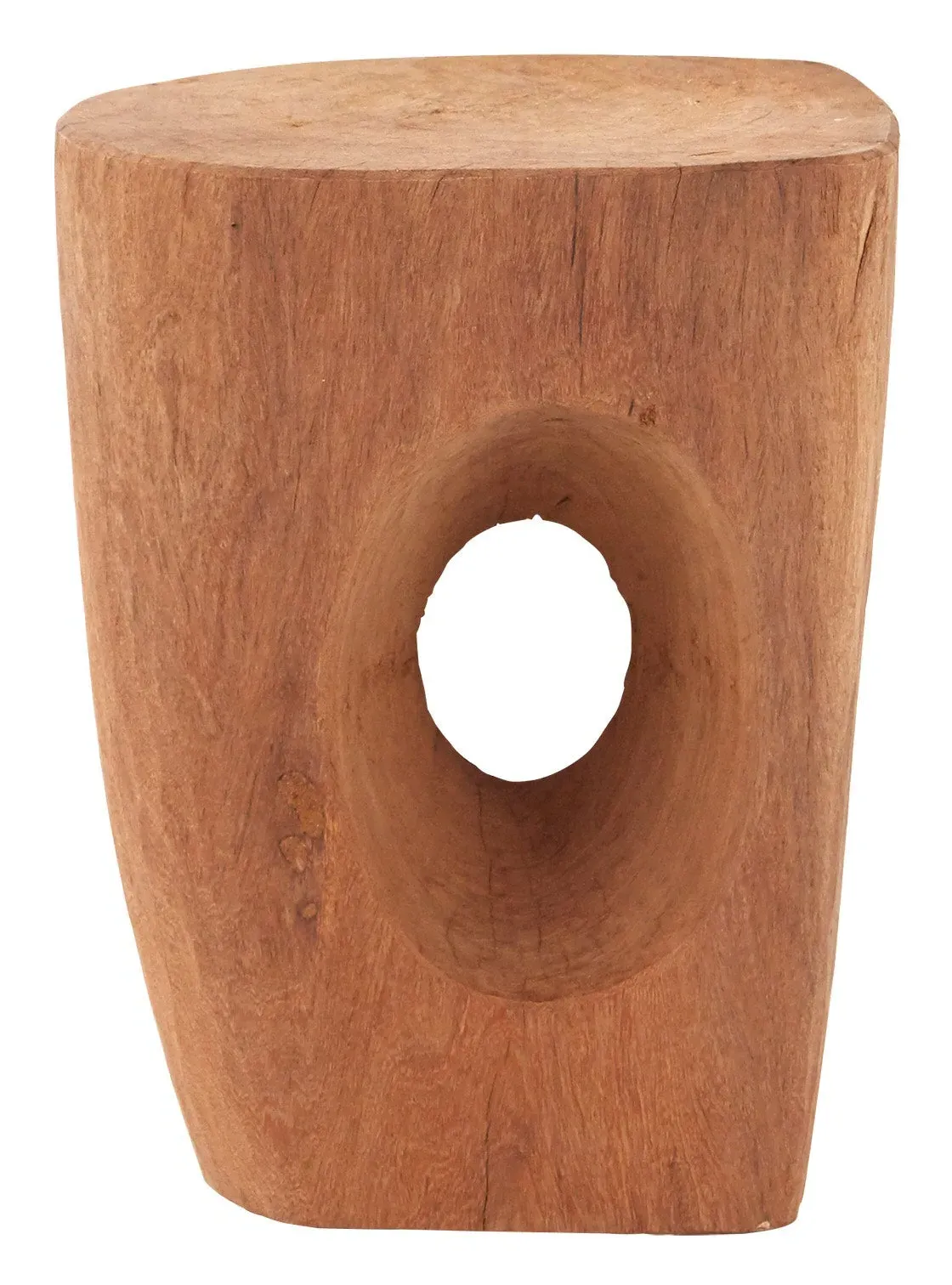 Carved Eye Stool - Dimb Wood image